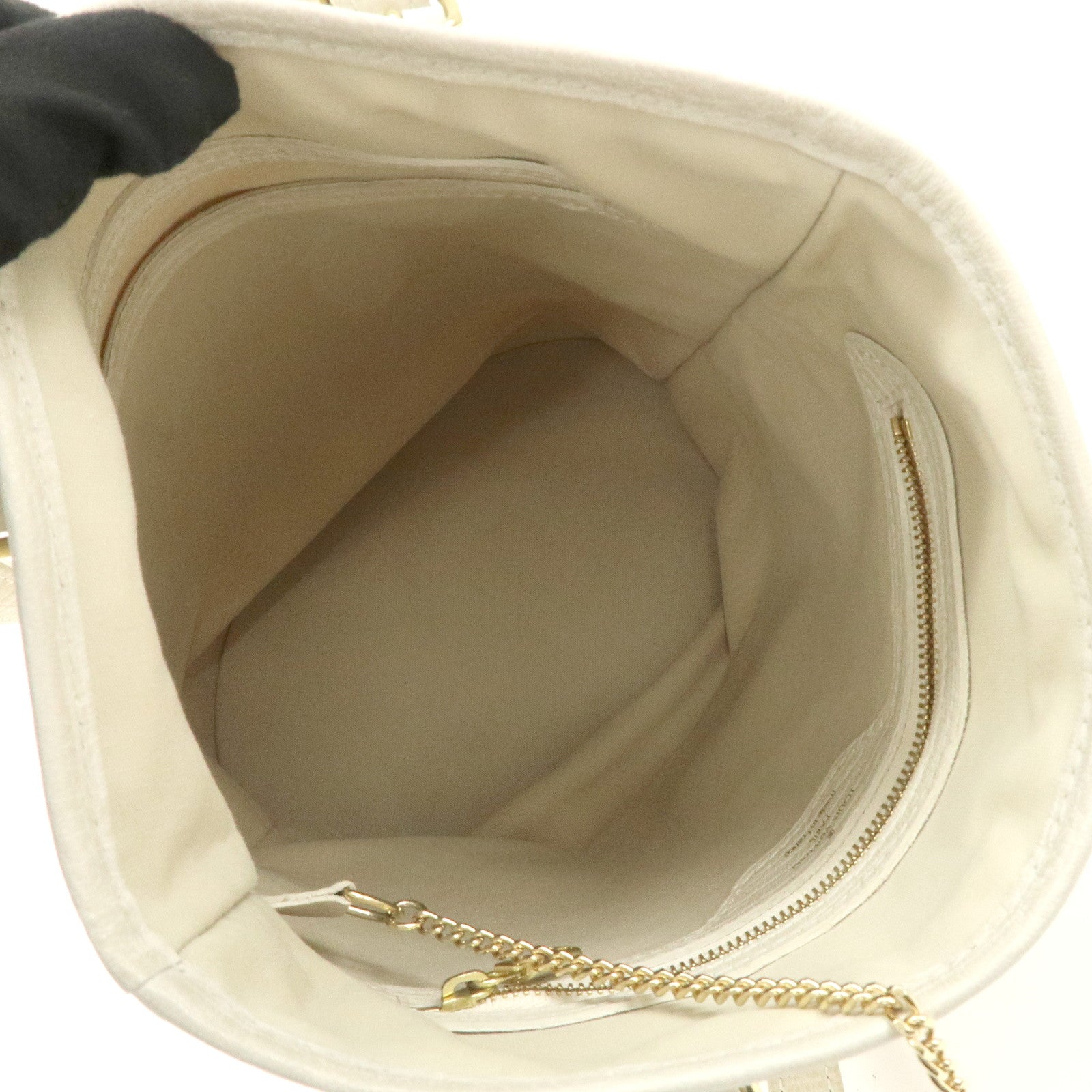 Louis Vuitton Monogram Mini Lin Bucket PM Hand Bag M95316