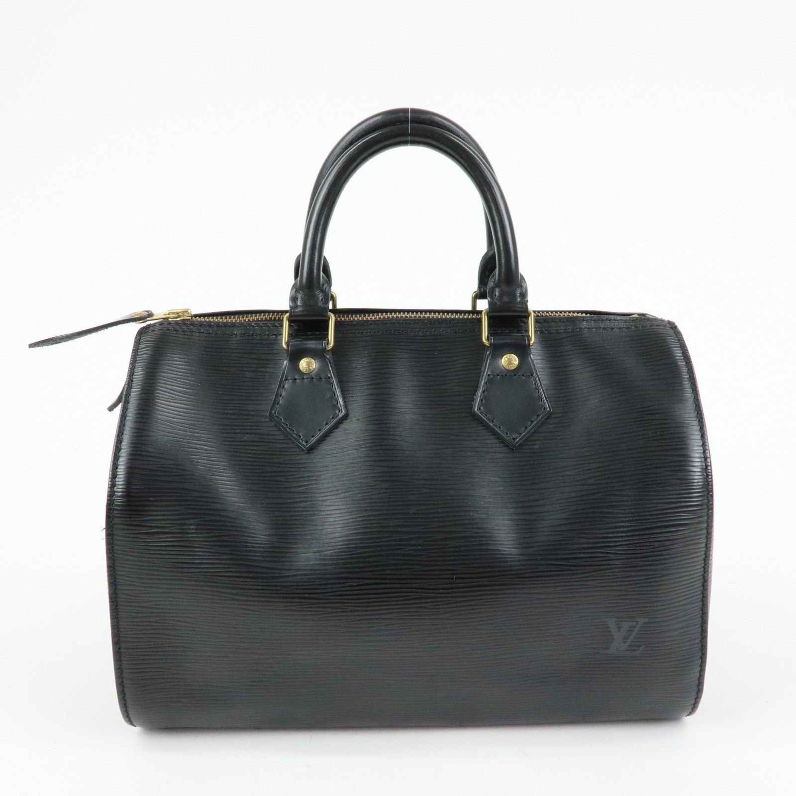 Louis Vuitton Epi Leather Speedy 25 Hand Bag Boston Bag Noir M59032