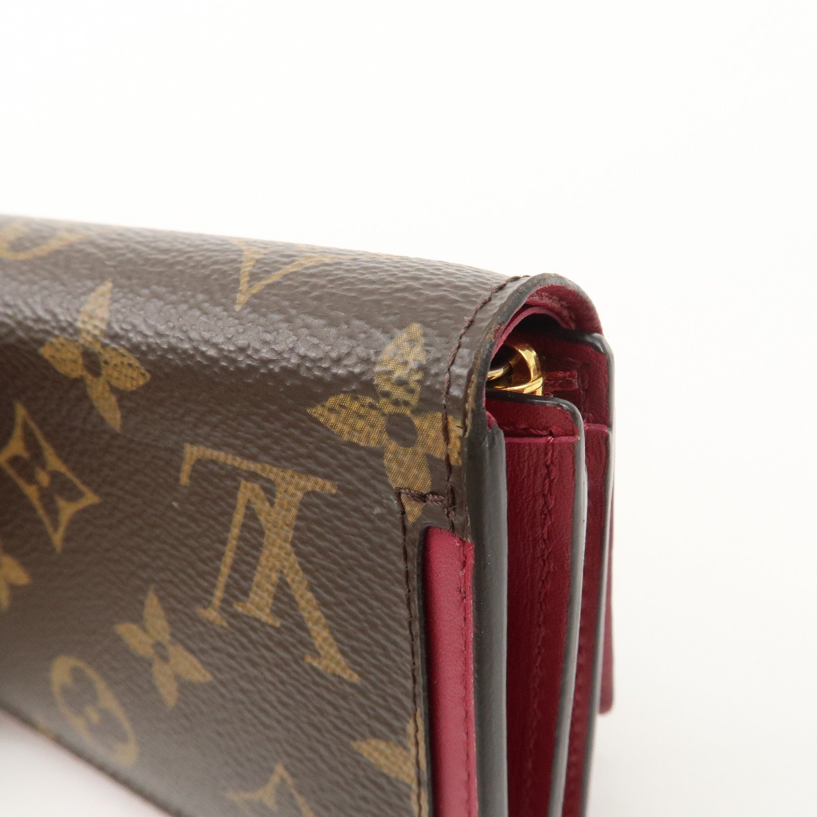 Louis Vuitton Set of 2 Monogram Tri-fold Wallet M64588 M64586 Used