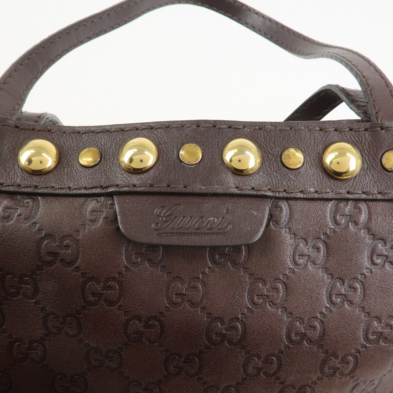 GUCCI Guccissima Leather Tote Bag Shoulder Bag Hand Bag 208940