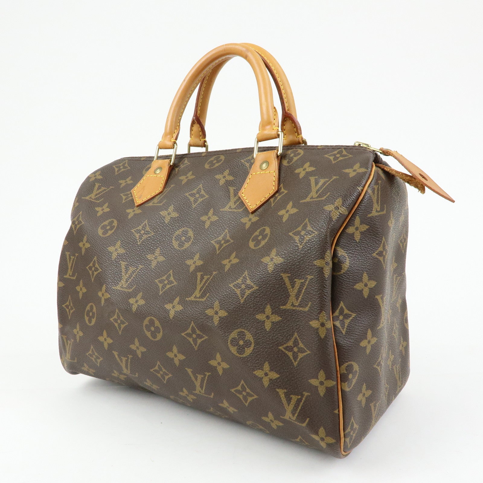 Louis Vuitton Monogram Speedy 30 Boston Bag Hand Bag Brown M41526