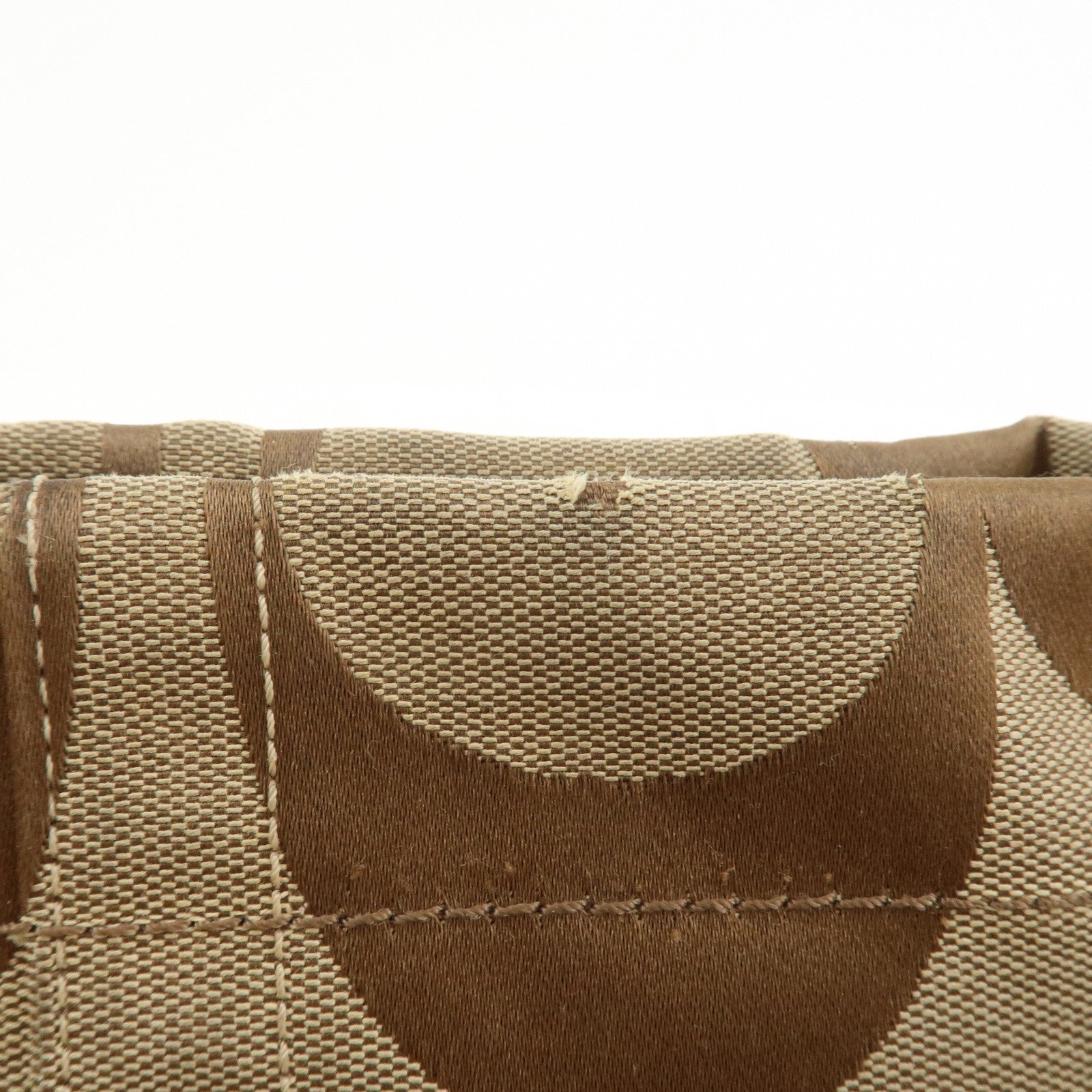 COACH Signature Canvas Leather Shoulder Hand Bag Beige