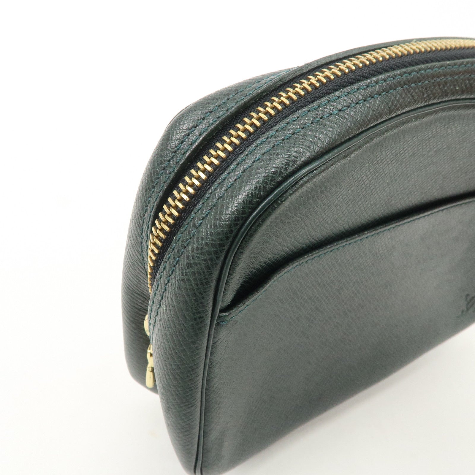 Louis Vuitton Set of 2 Taiga Leather Pouch Epicea M30214 M30304 Used