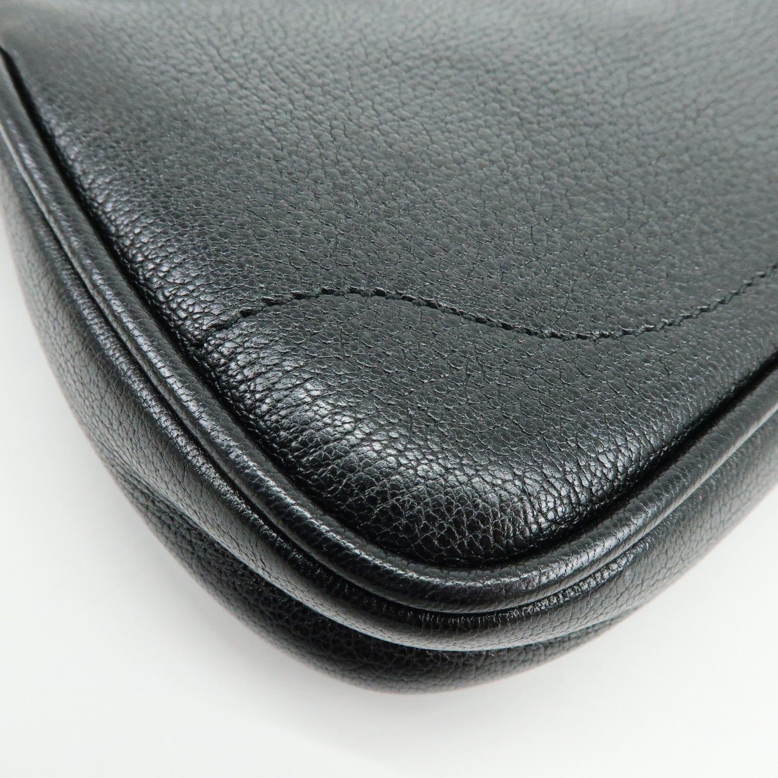 GUCCI GG Marmont Leather Small Hand Bag Black 139076