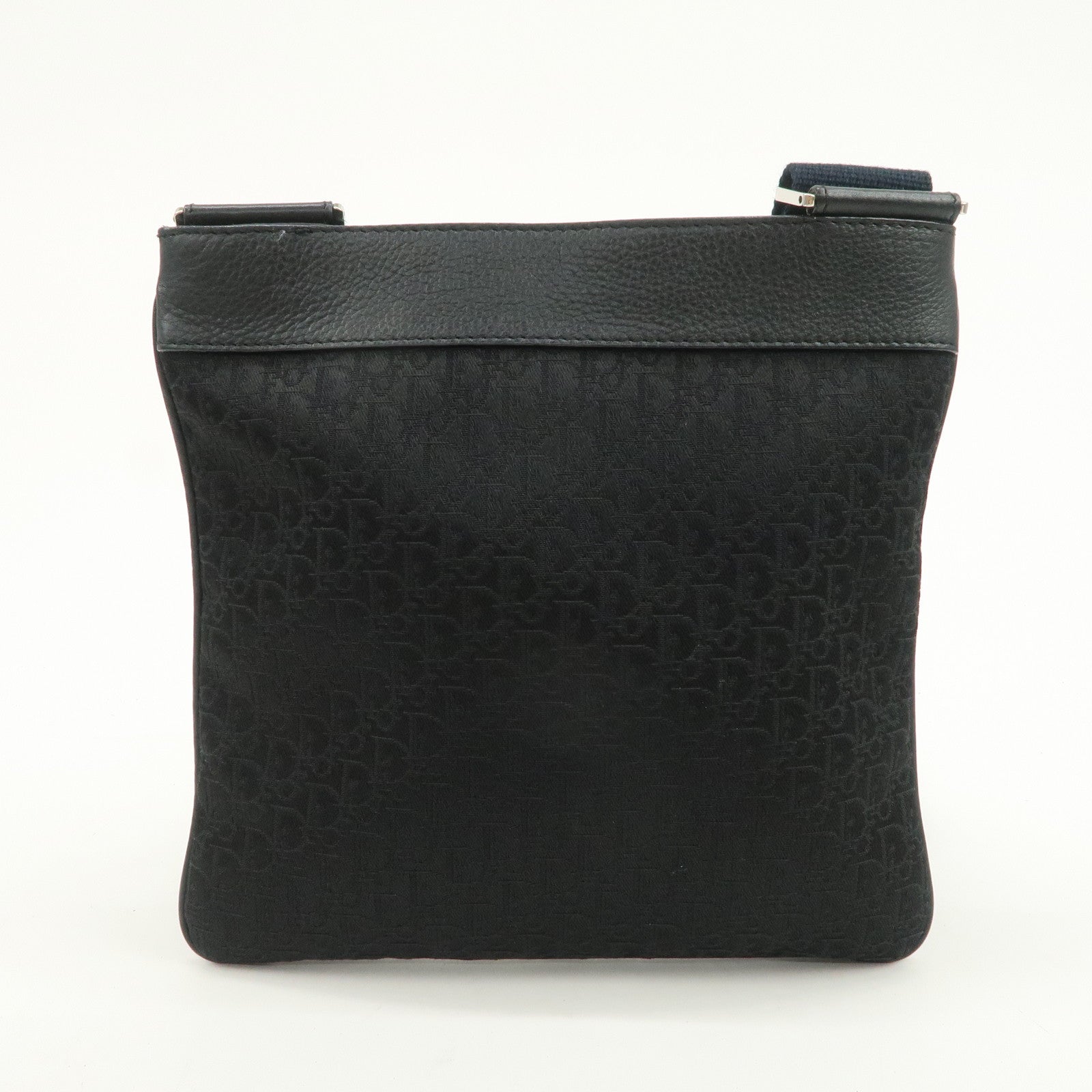 Christian Dior Street Chic Trotter Canvas Leather Shoulder Bag