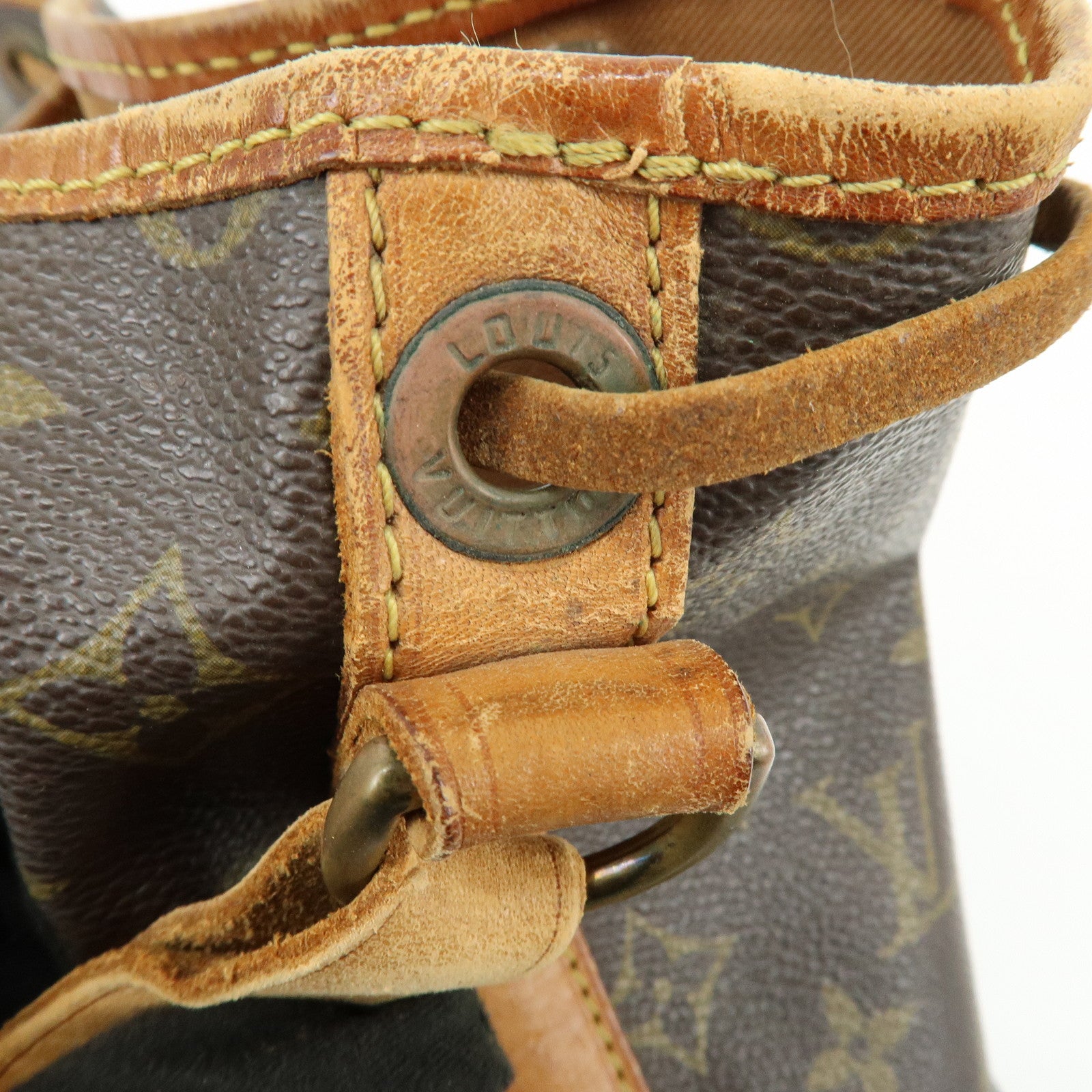 Louis Vuitton Monogram Petit Noe Shoulder Bag Brown M42226