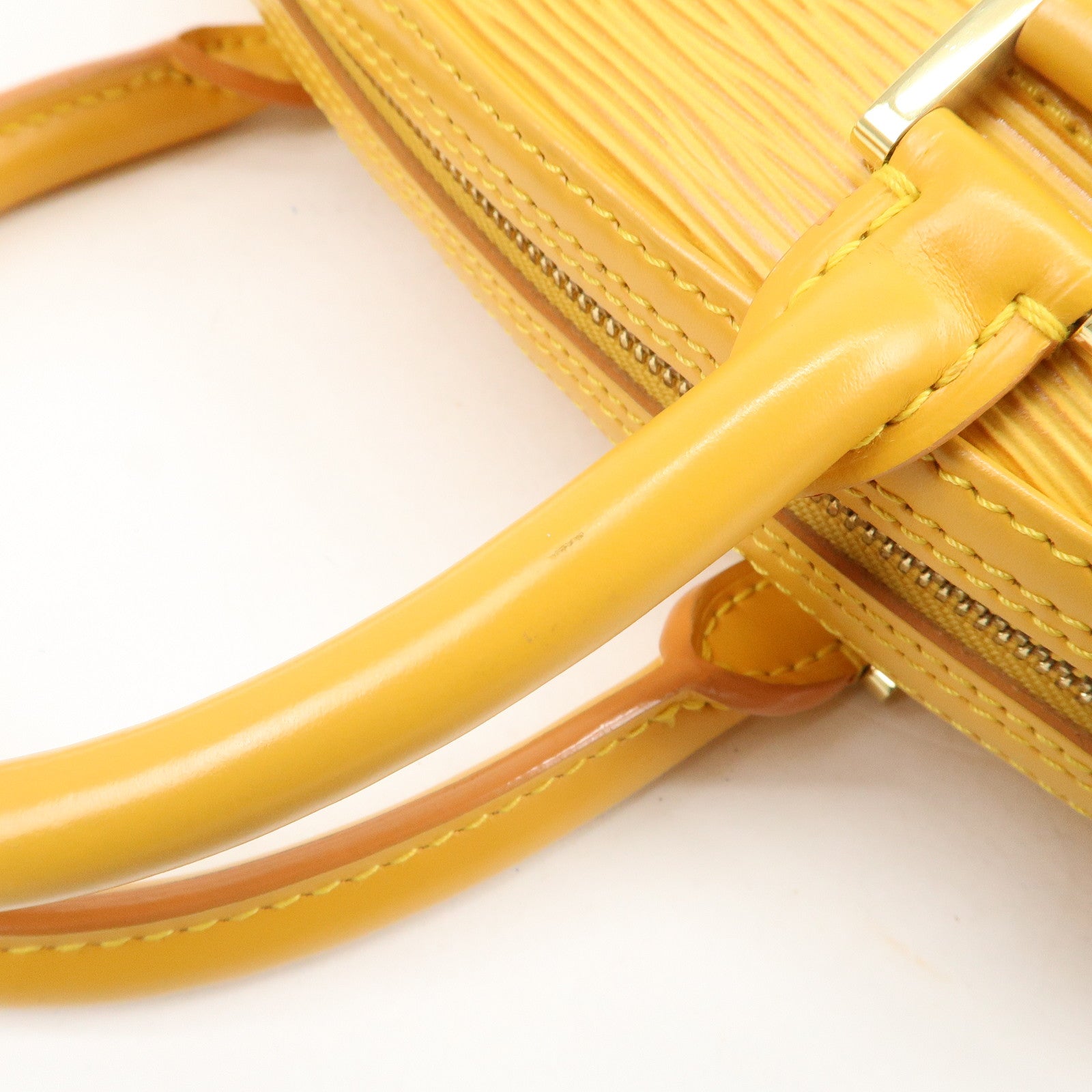 Louis Vuitton Epi Leather Jasmine Hand Bag Tassilli Yellow M52089