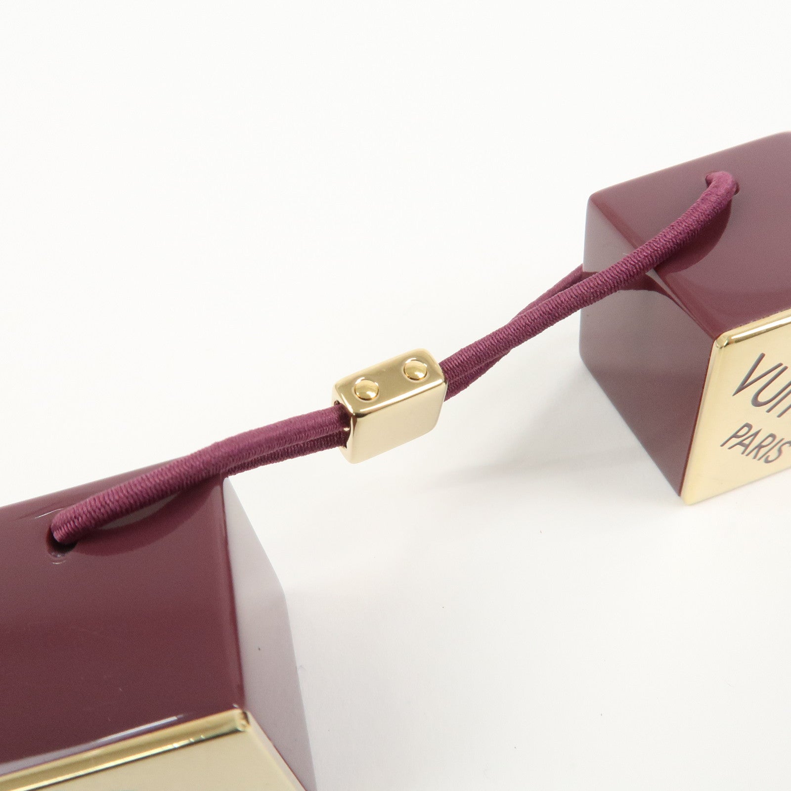 Louis Vuitton Hair Cube Plastic Hair Accessory Purple