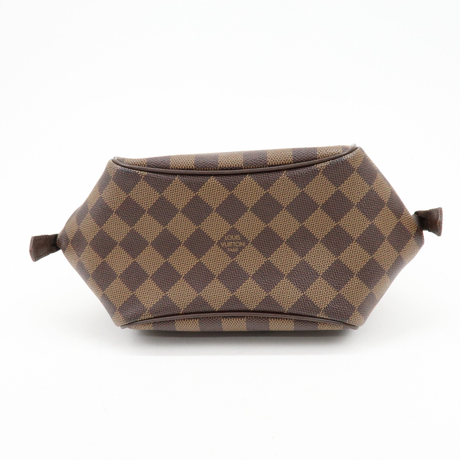 Louis Vuitton Damier Canvas Belem PM Hand Bag Brown N51173