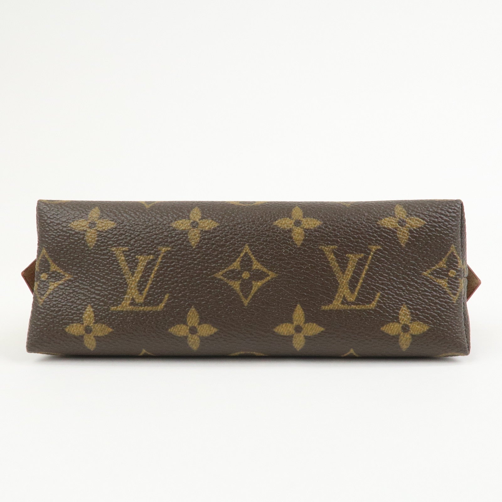 Louis Vuitton Monogram Pochette Cosmetic Pouch Brown M47515