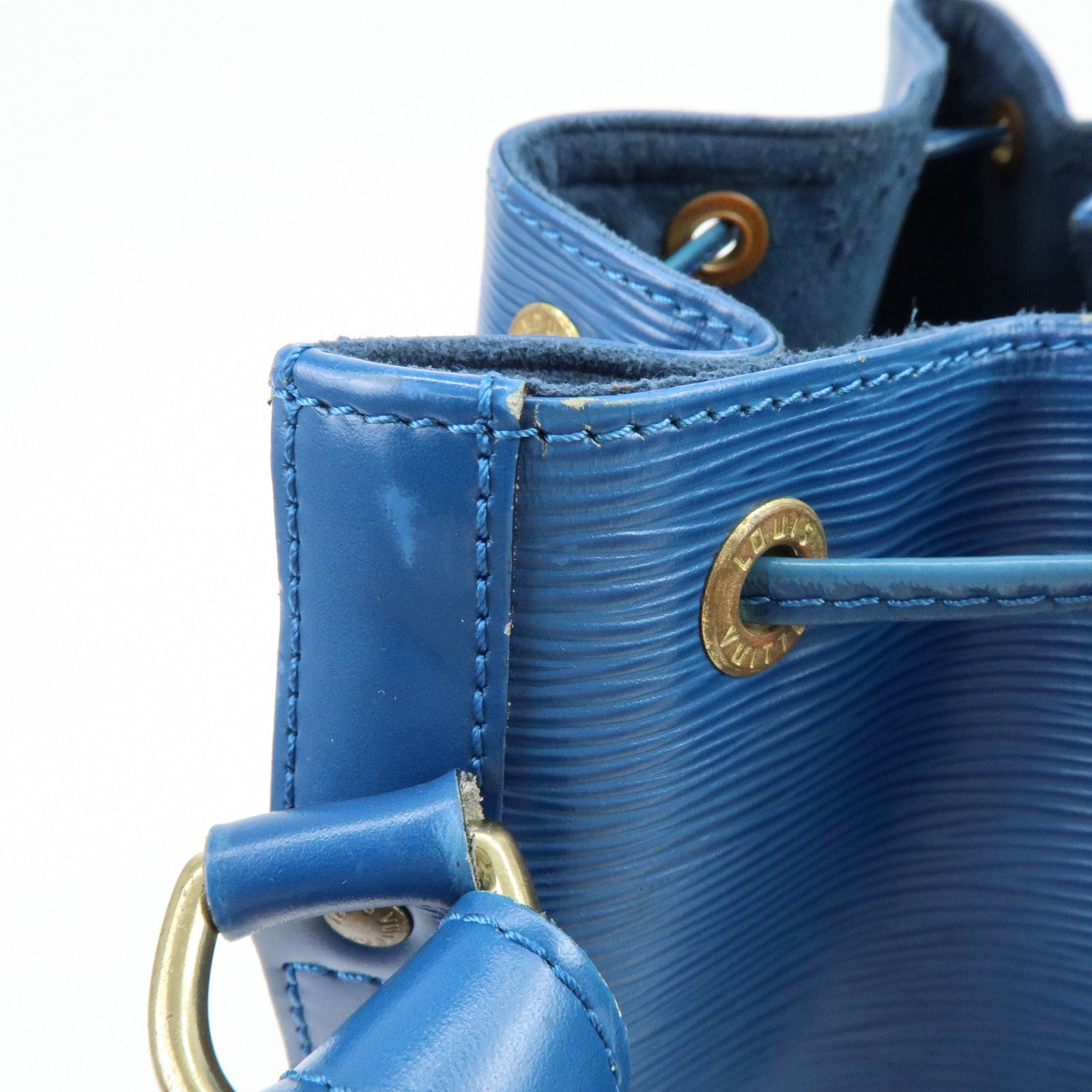 Louis Vuitton Epi Leather Noe Shoulder Bag Toledo Blue M44005