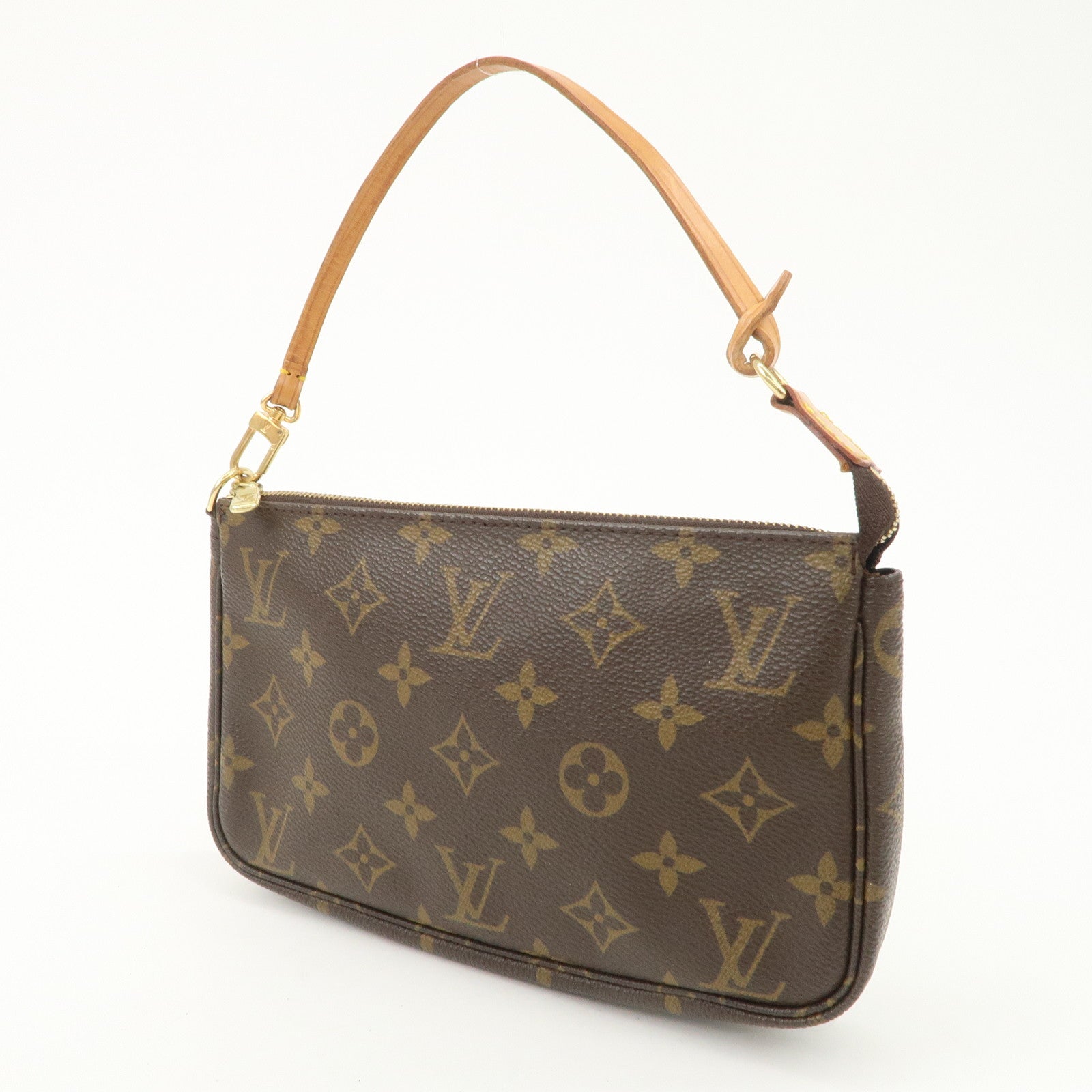 Louis Vuitton Monogram Pochette Accessoires Pouch Hand Bag M51980