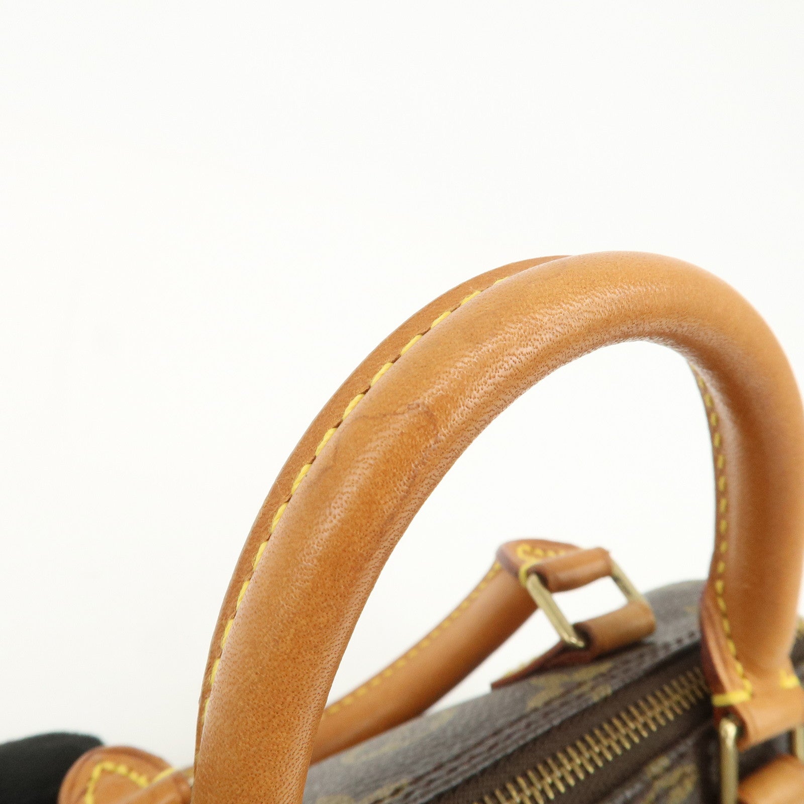 Louis Vuitton Monogram Mini Speedy Hand Bag Boston Bag Brown M41534