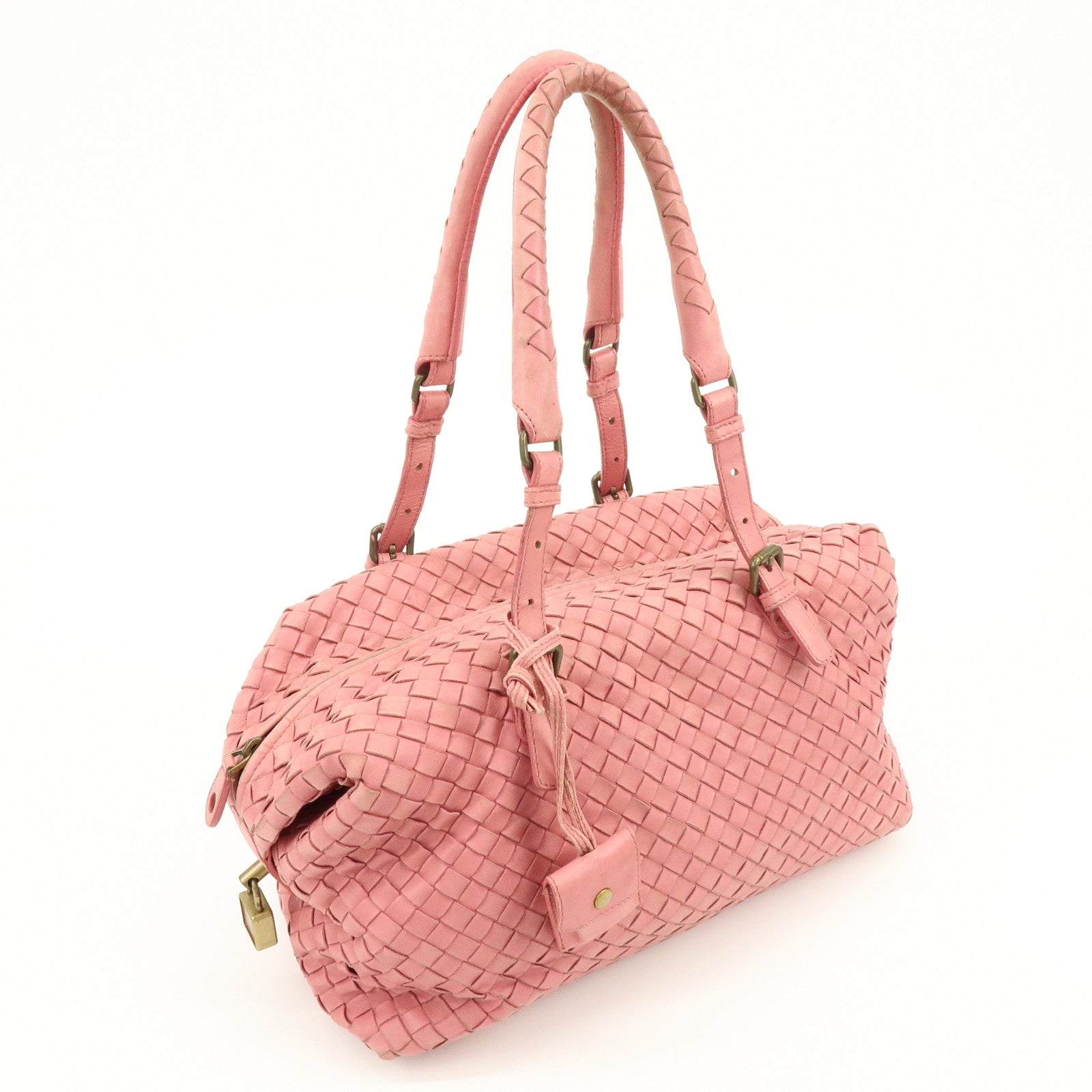 BOTTEGA VENETA Montaigne Intrecciato Nappa Leather Shoulder Bag