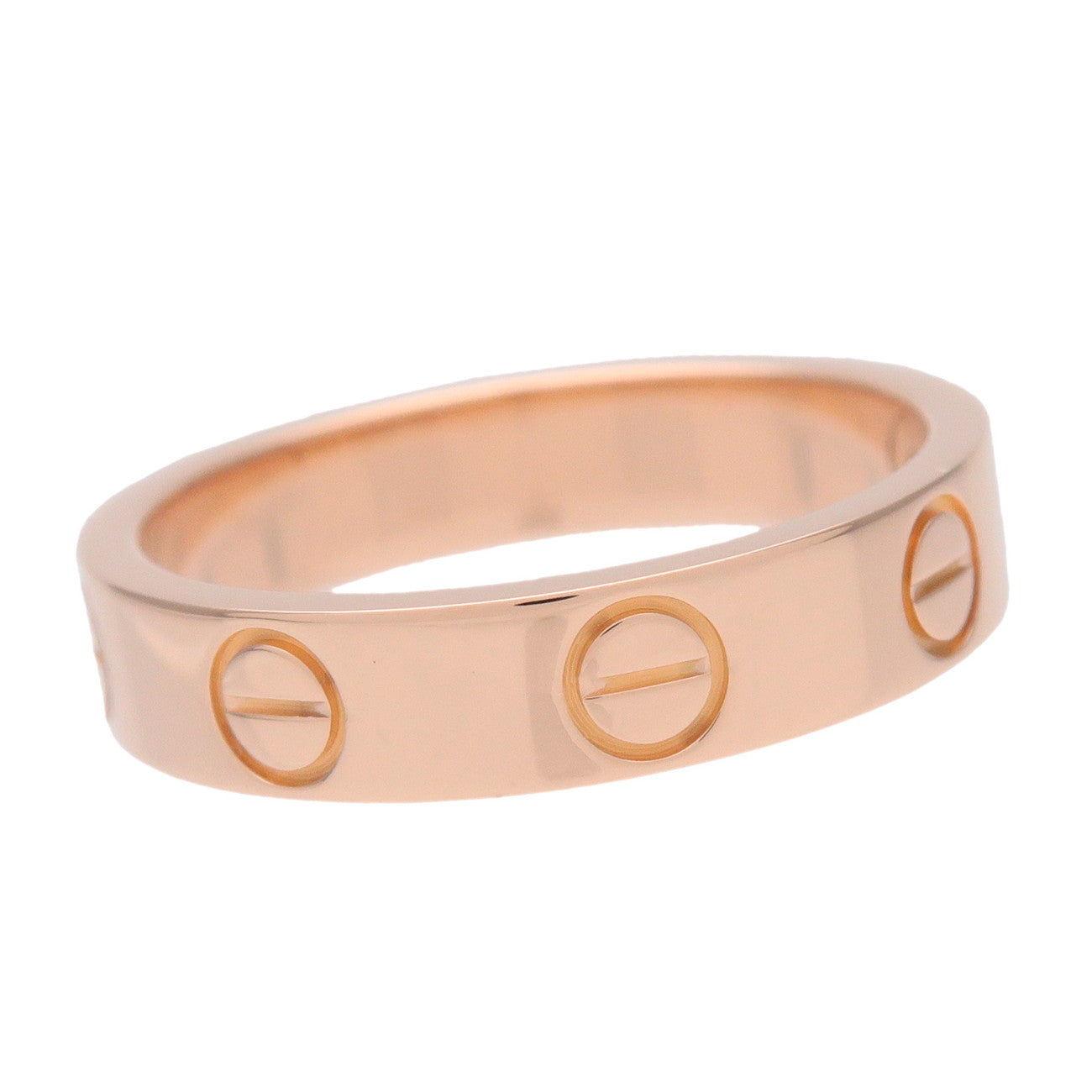 Cartier Mini Love Ring K18 750PG Rose Gold #46 US3.5-4 EU46 HK8