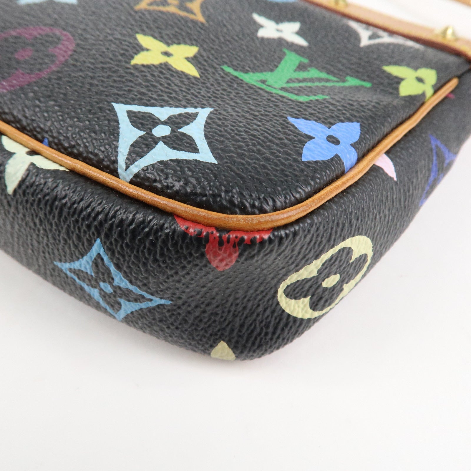 Louis Vuitton Monogram Multicolor Pochette Accessoires Noir M92648 Used