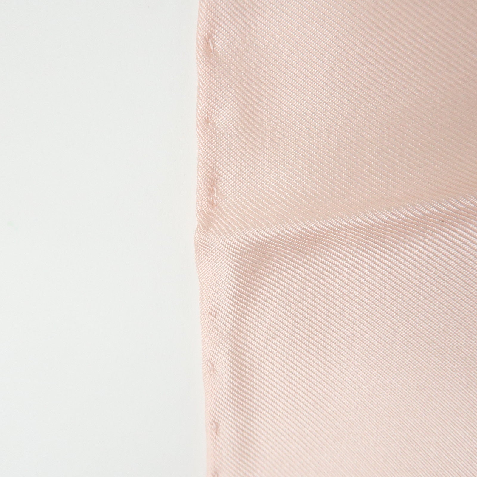 CHANEL COCO Mark Silk 100% Scarf Chain Pearl Motif Pink