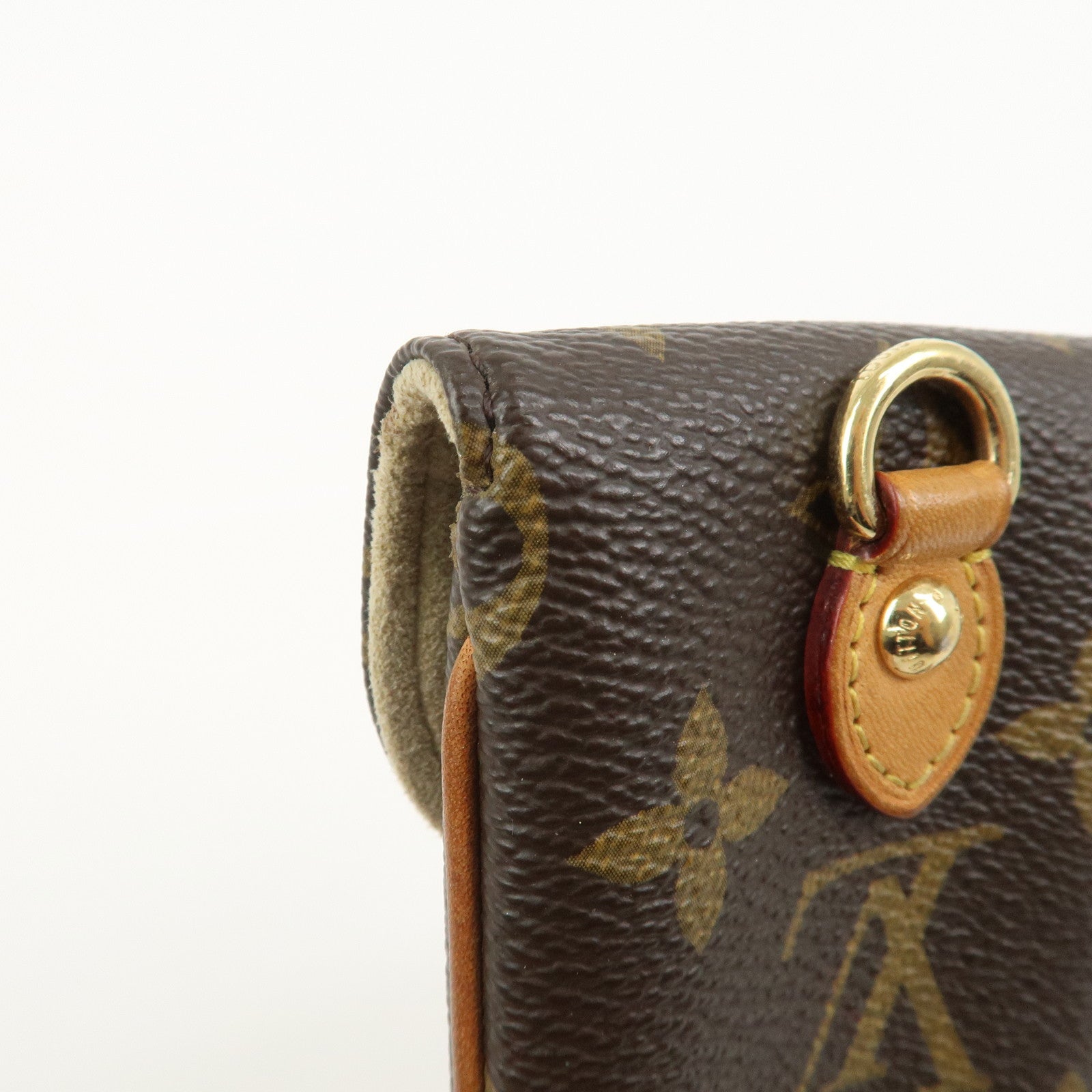Louis Vuitton Monogram Etui Telefonne MM Phone Case Brown M66546