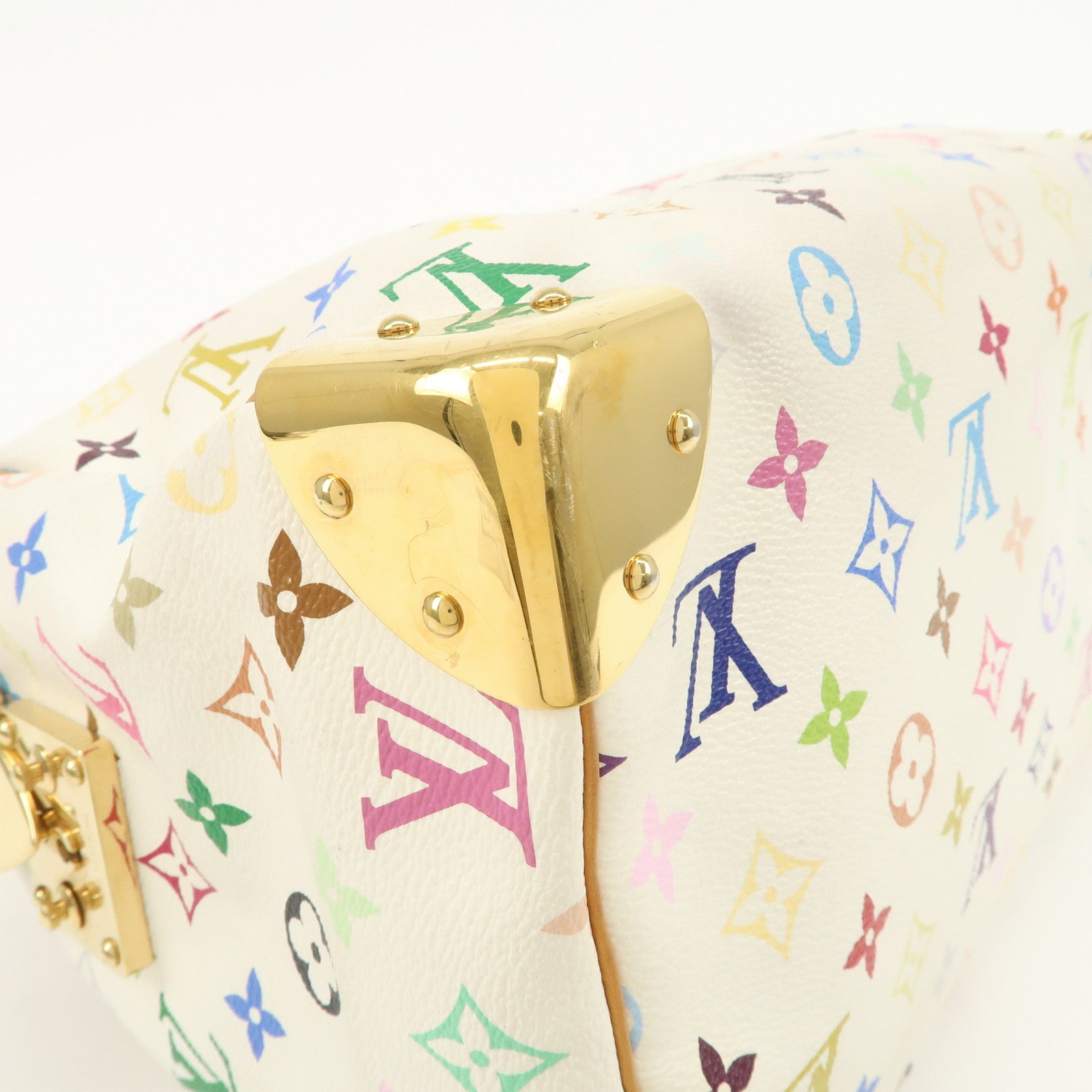Louis Vuitton Monogram Multicolor Hand Bag Blanc M92643