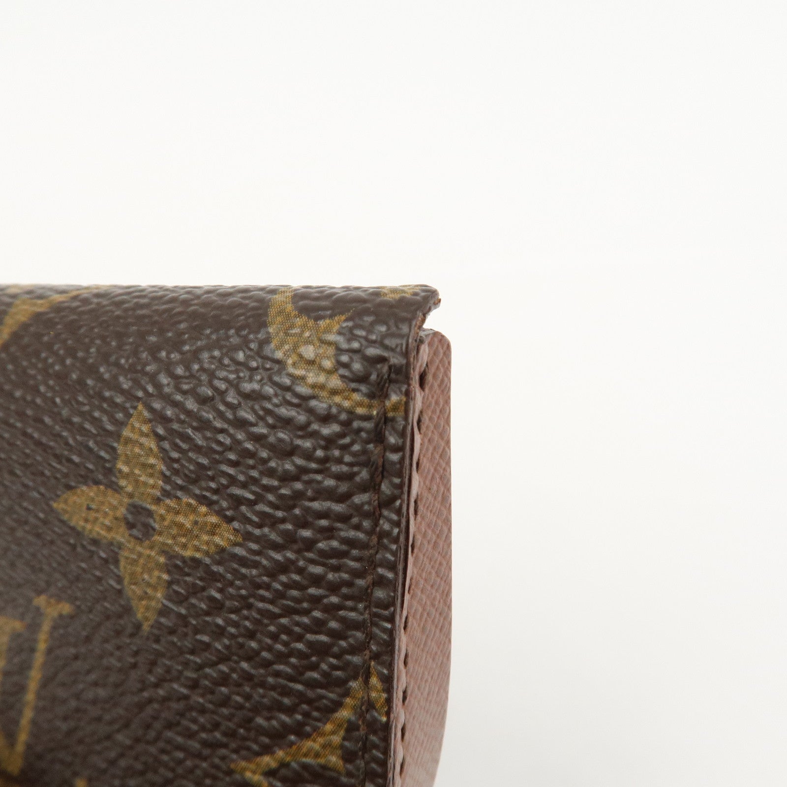 Louis Vuitton Monogram Portemonnaie Cuvette Coin Case Brown M61960