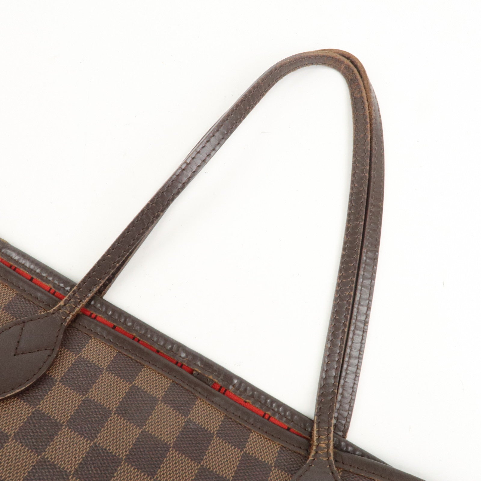 Louis Vuitton Damier Ebene Canvas Neverfull MM Tote Bag N51105 Used