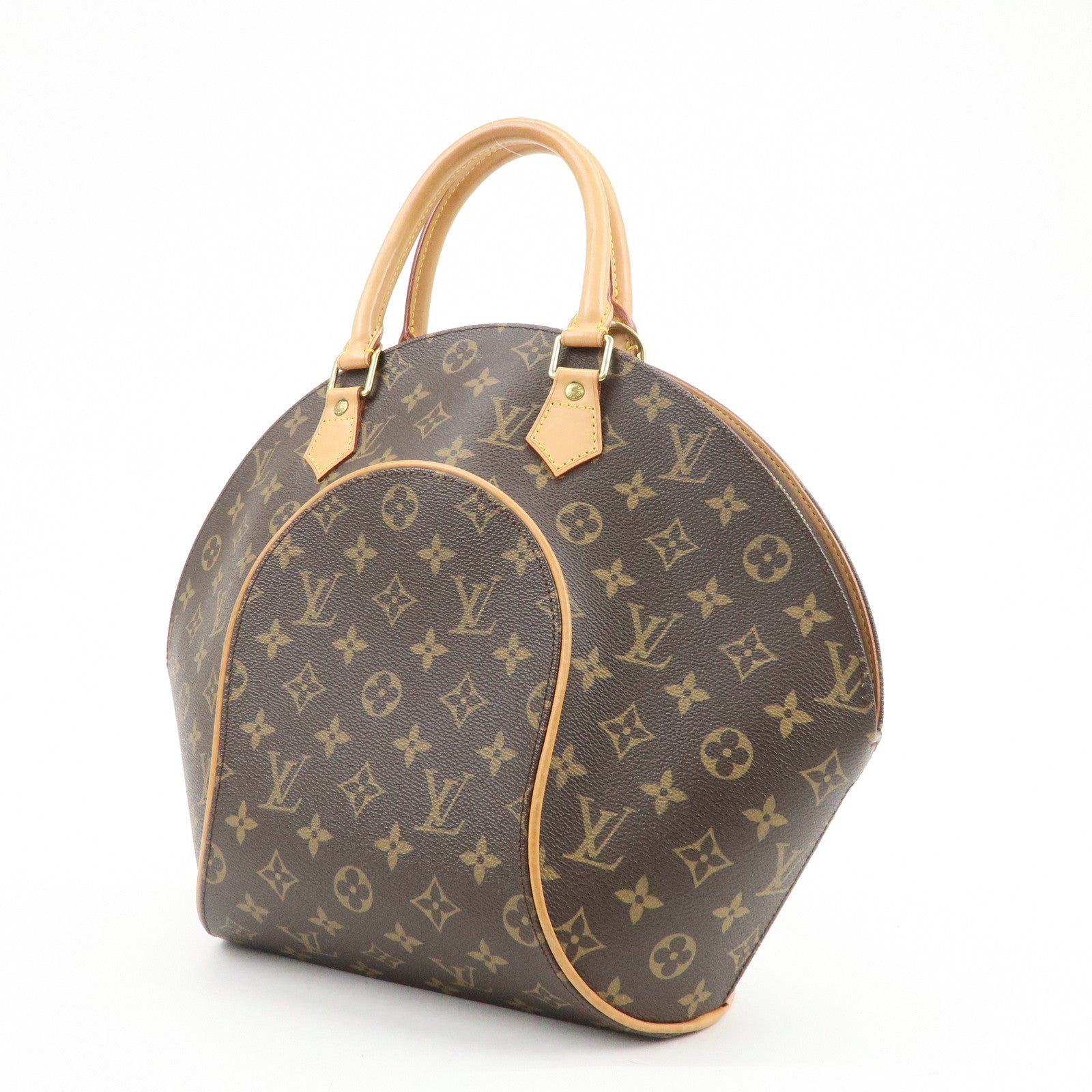 Louis Vuitton Monogram Ellipse MM Hand Bag Brown M51126