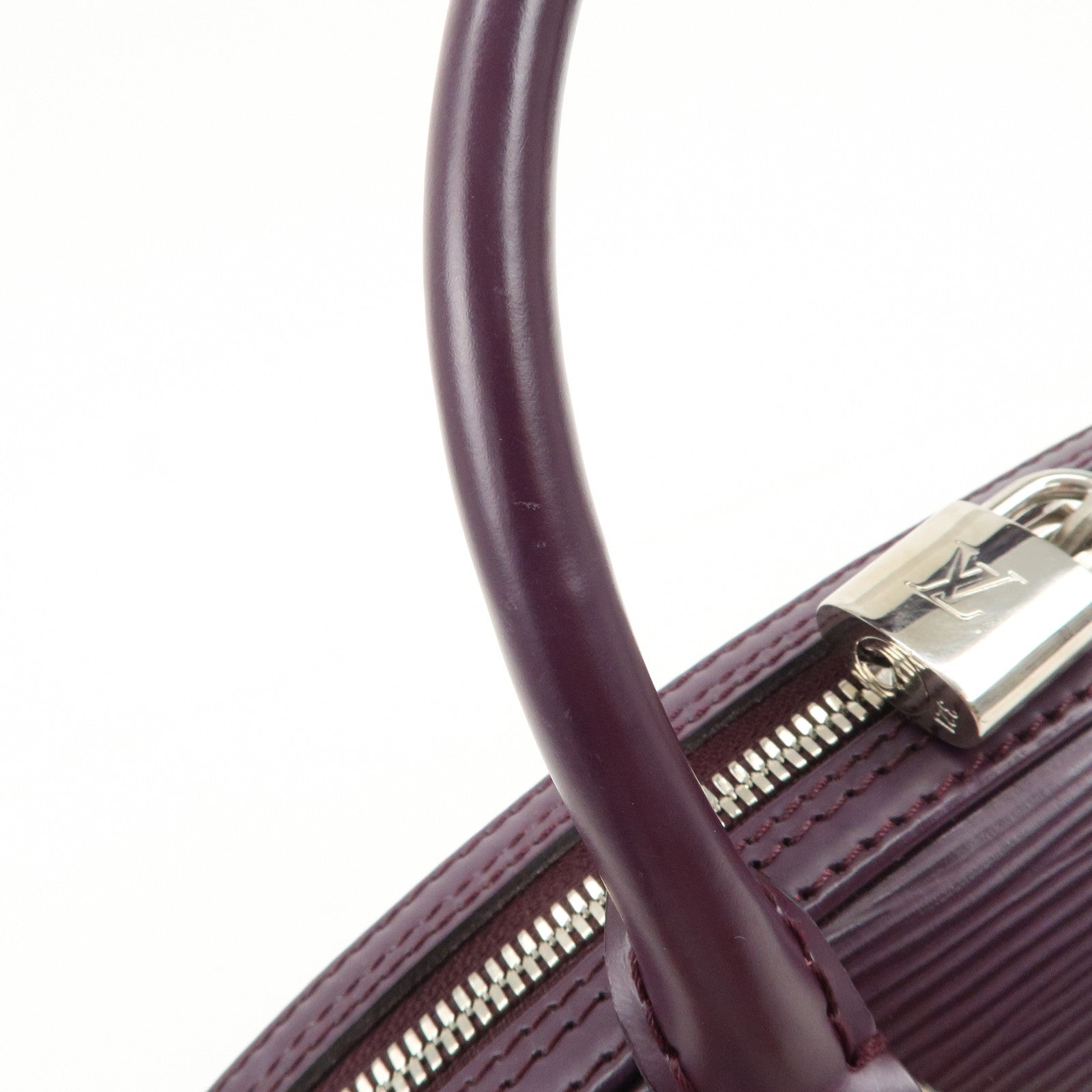 Louis Vuitton Epi Leather Jasmin Hand Bag Cassis M5285K Used