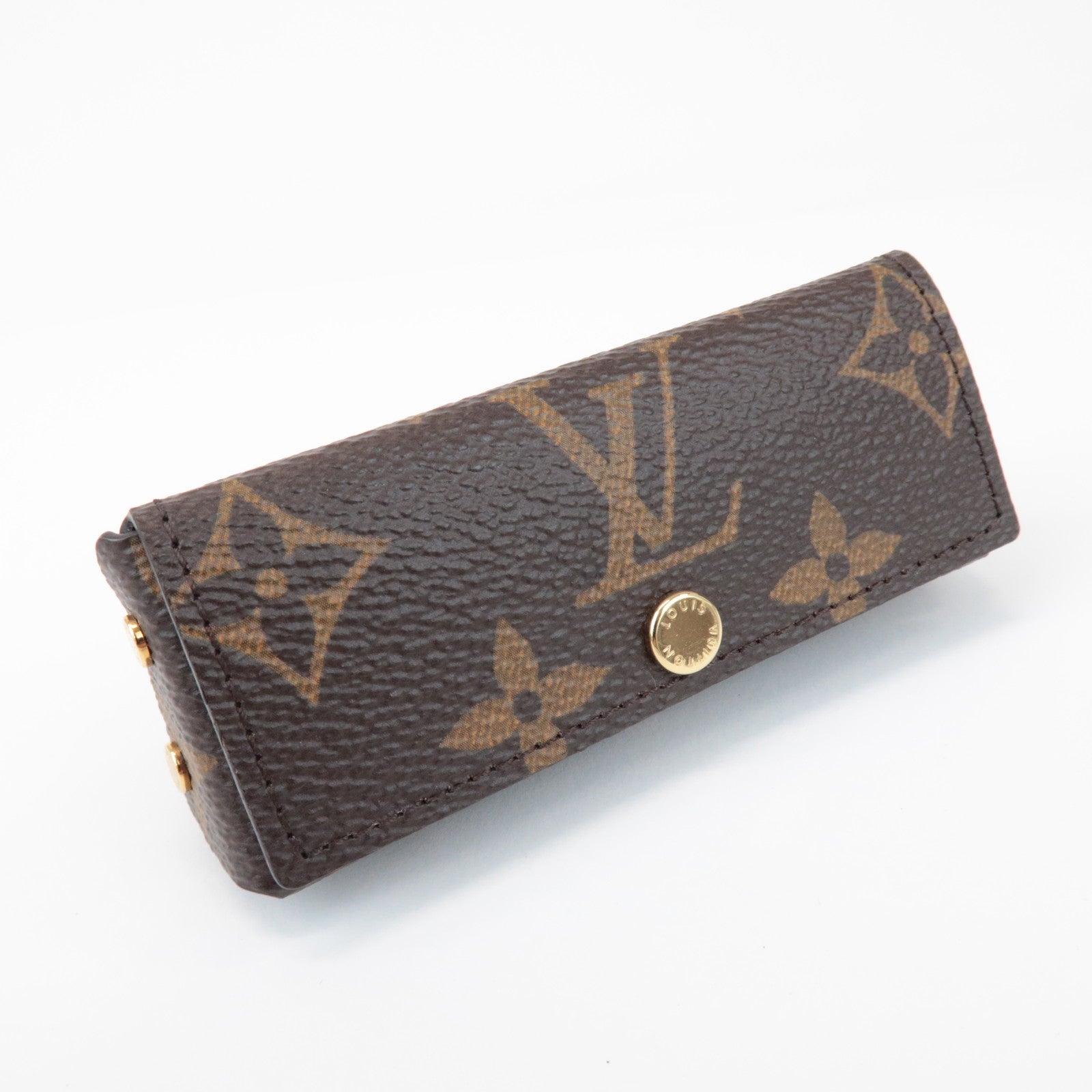 Louis Vuitton Monogram Pochette Rivette Lip Case Fushia M61473