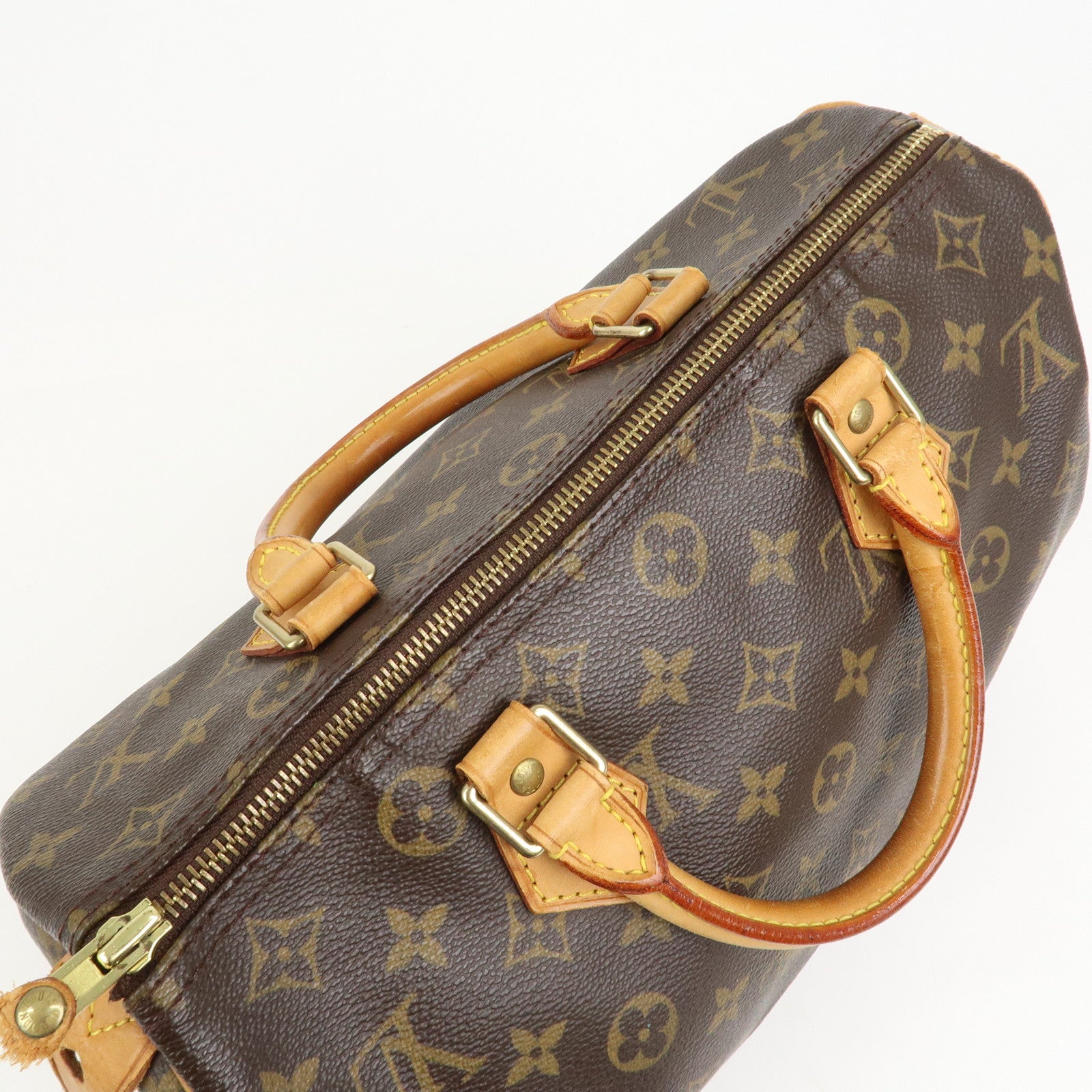 Louis Vuitton Monogram Speedy 30 Boston Bag Hand Bag Brown M41526