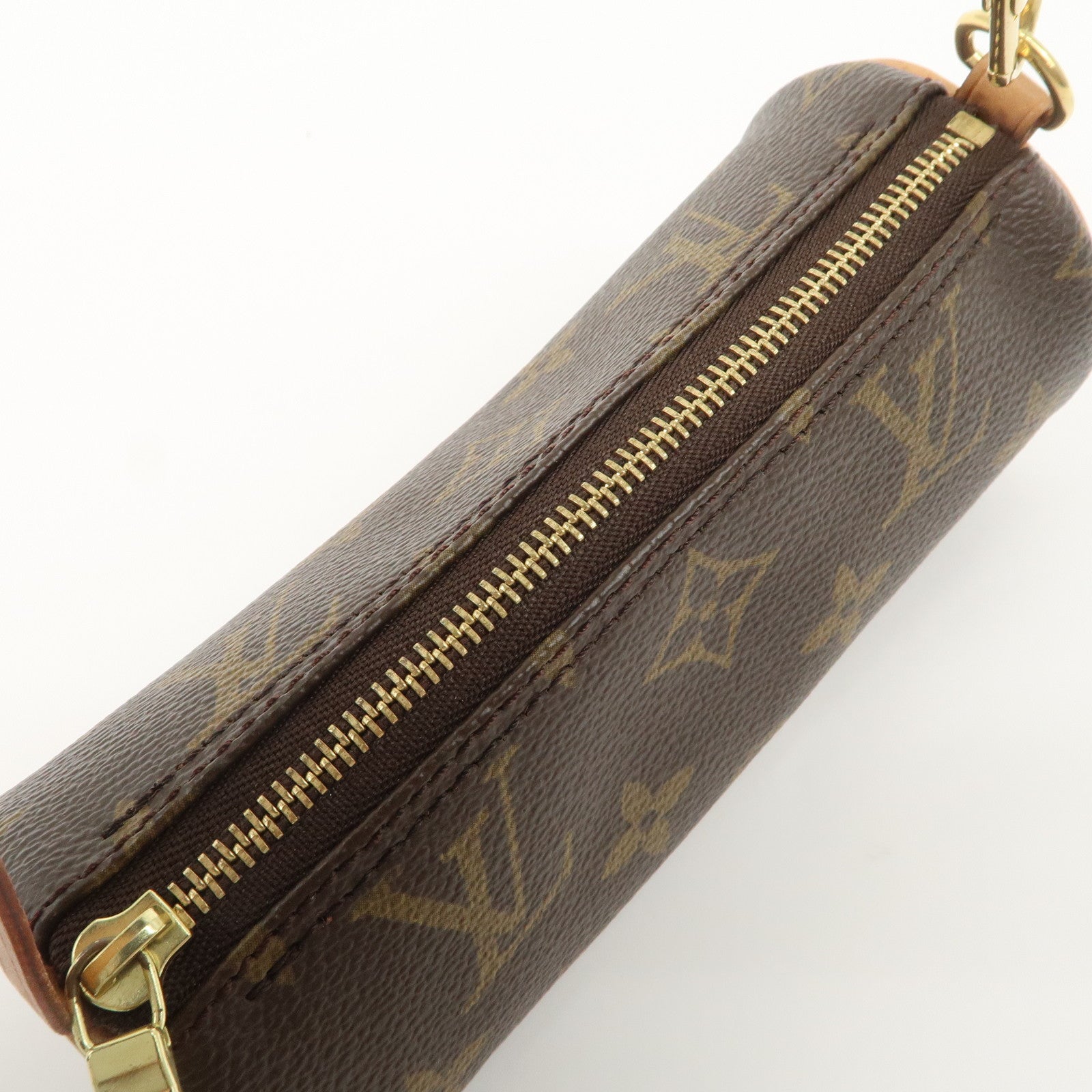 Louis Vuitton Monogram Mini Pouch for Papillon Bag New Style Brown