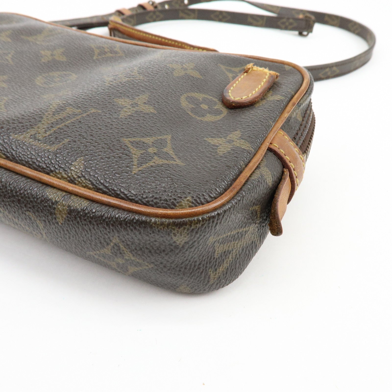 Louis Vuitton Monogram Pochette Marly Bandouliere Bag Brown M51828