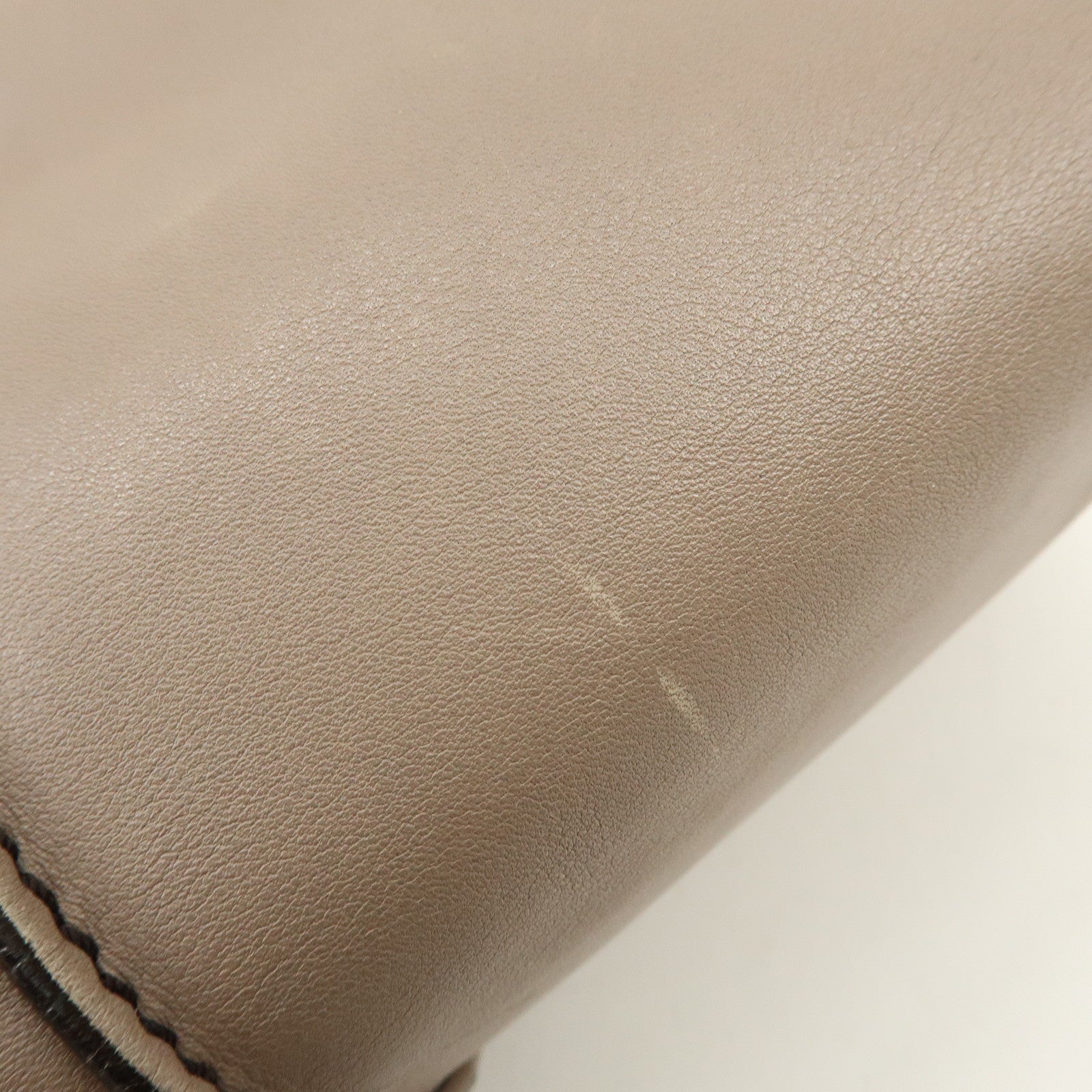 TOD'S D Styling Leather 2Way Bag Hand Bag Shoulder Bag Gray