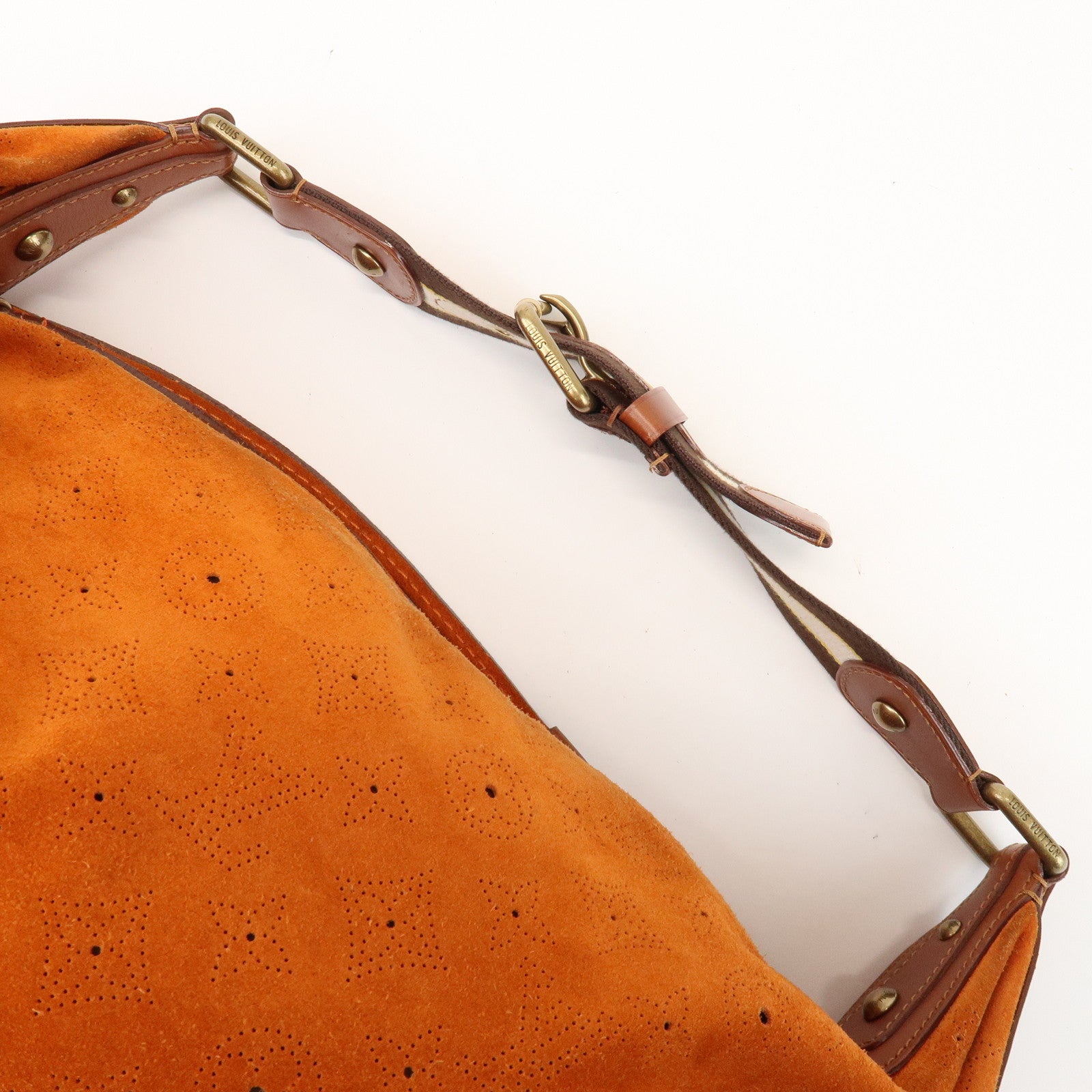 Louis Vuitton Monogram Mahina Onata GM Shoulder Bag Orange M95119
