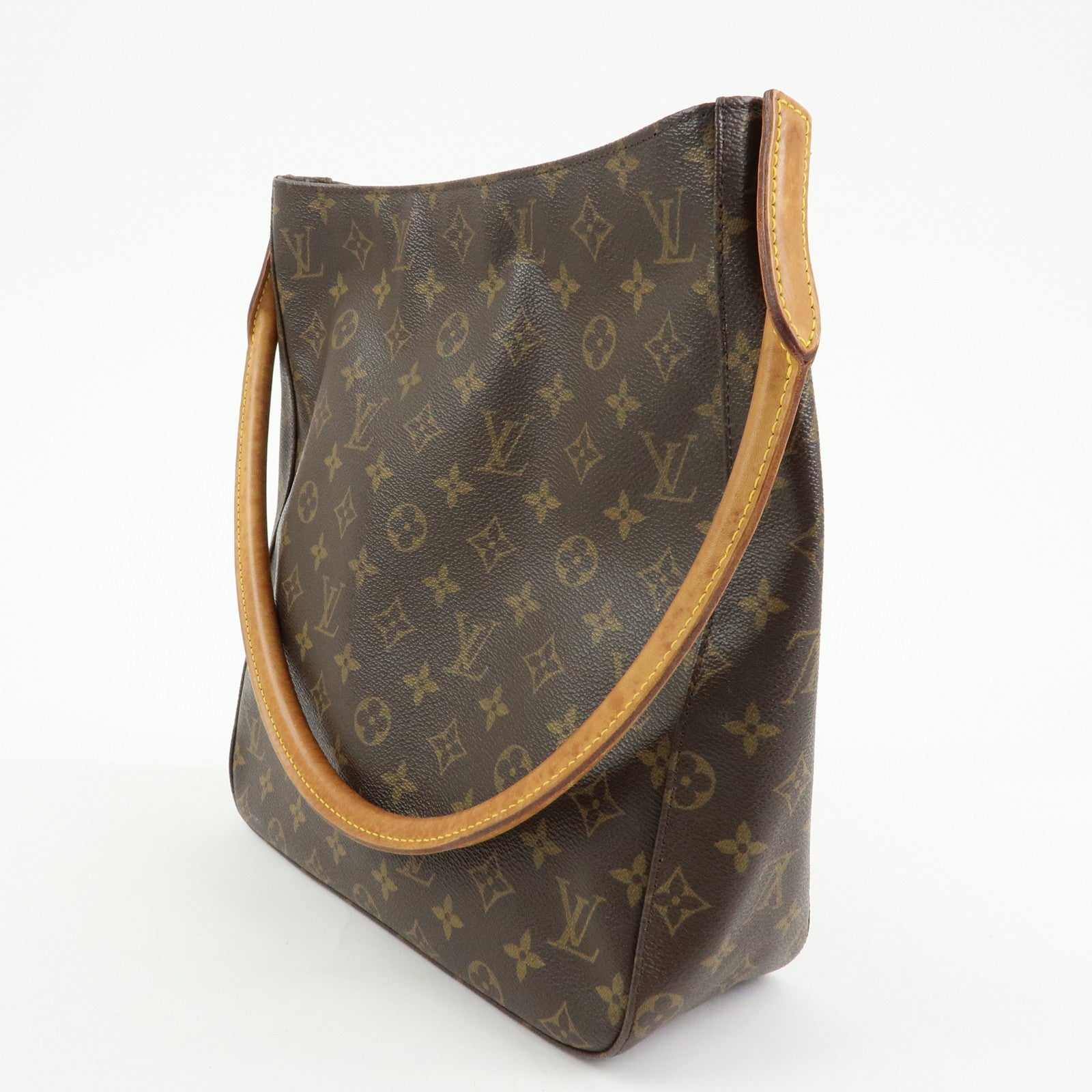 Louis Vuitton Monogram Looping GM Shoulder Bag Brown M51145