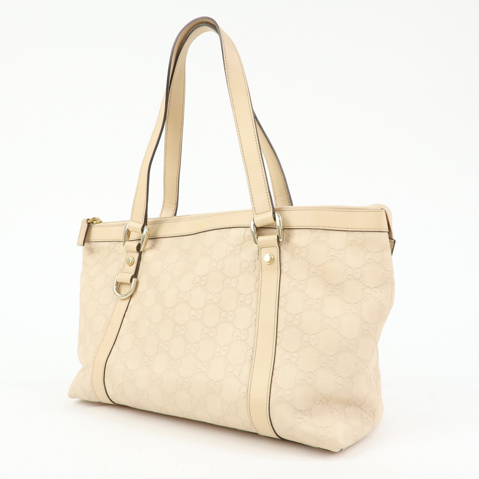 GUCCI Abbey Guccissima Leather Tote Bag Hand Bag Pink141470