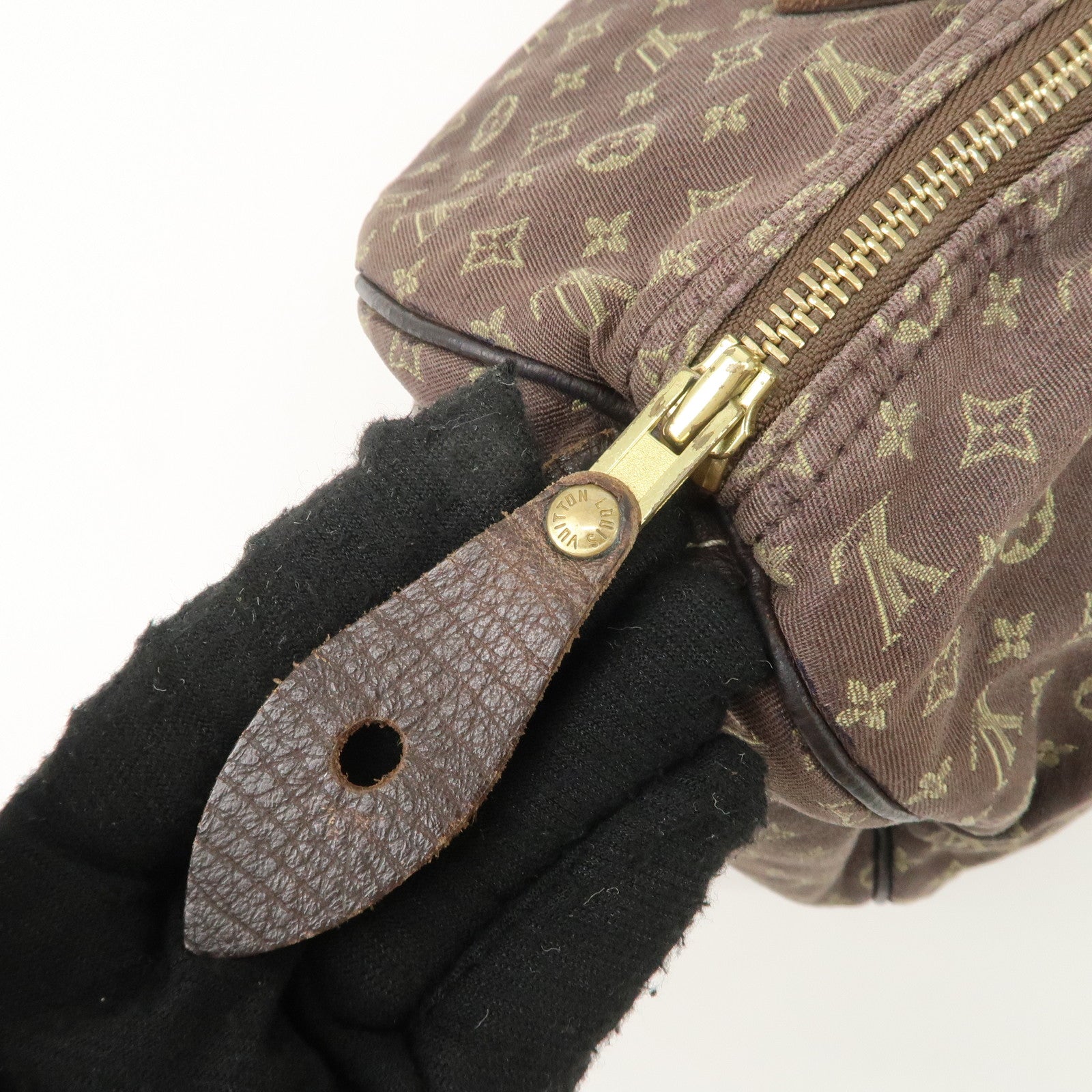 Louis Vuitton Monogram Mini Lin Speedy 30 Boston Bag Ebene M95224 Used Used