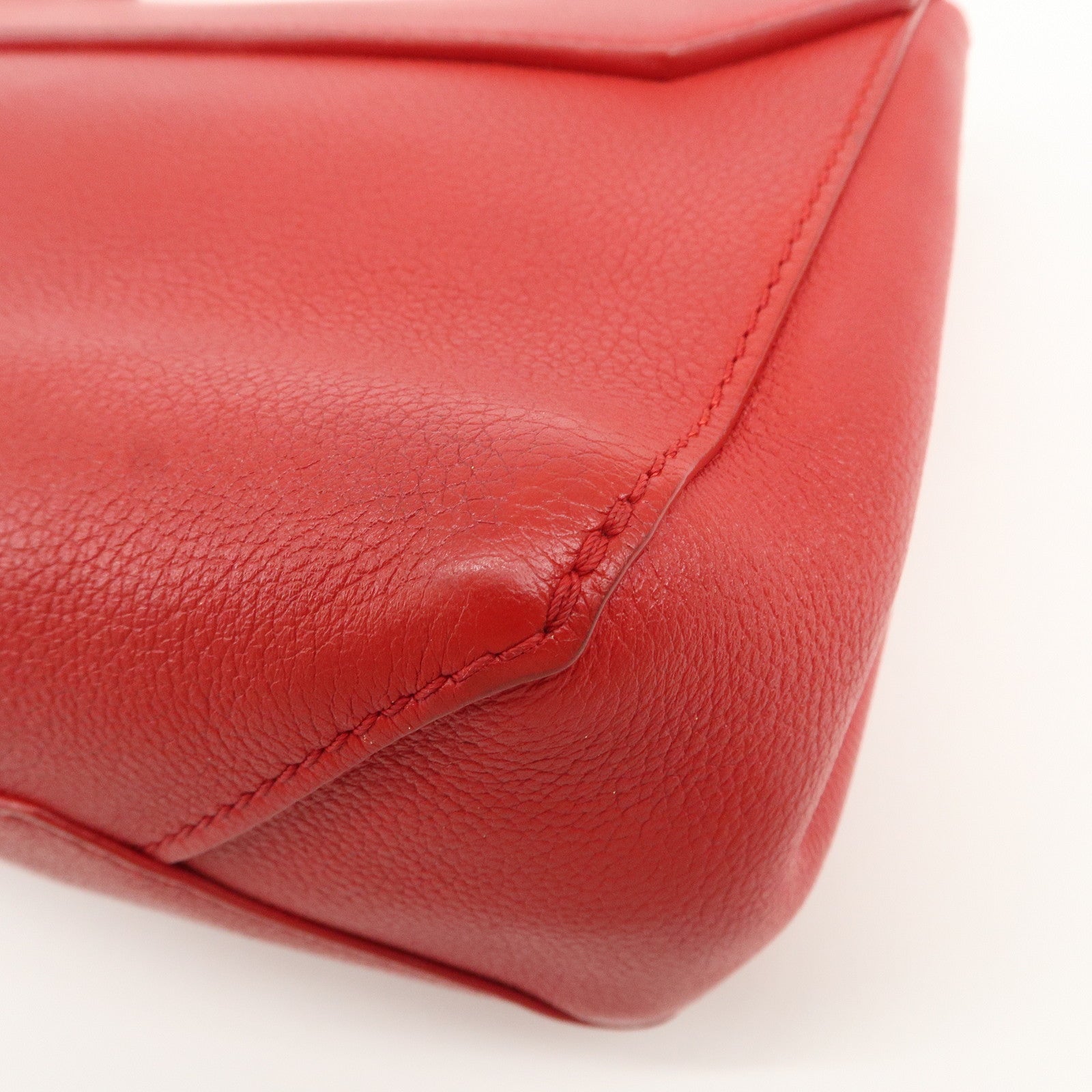 Louis Vuitton Calf Leather My Lockme BB 2Way Hand Bag Ruby M51419