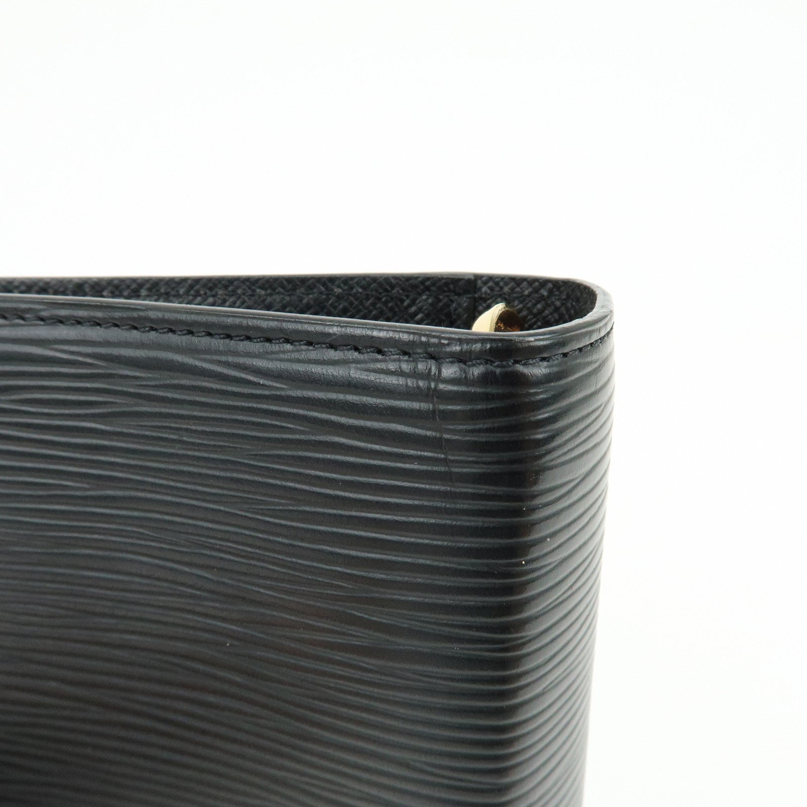 Louis Vuitton Epi Agenda MM Planner Cover Noir Black R20202