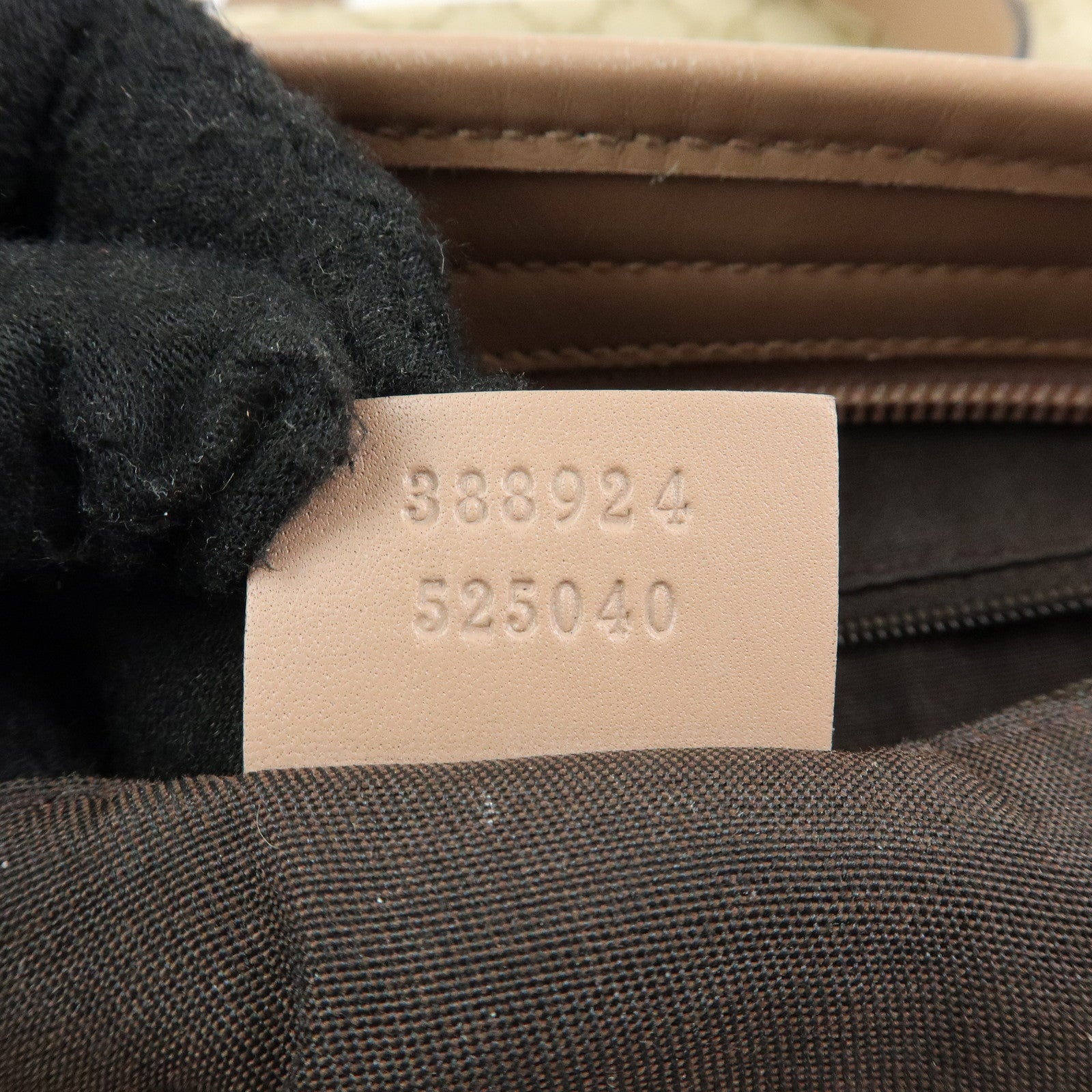 GUCCI GG Canvas Leather Shoulder Crossbody Bag Beige Pink 388924