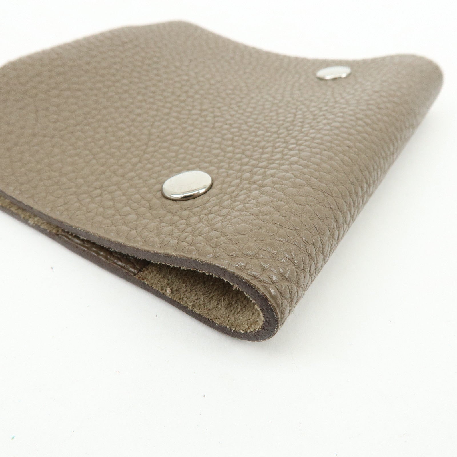 HERMES Ulysse Mini Taurillon Clemence Note Book Cover □K Stamped