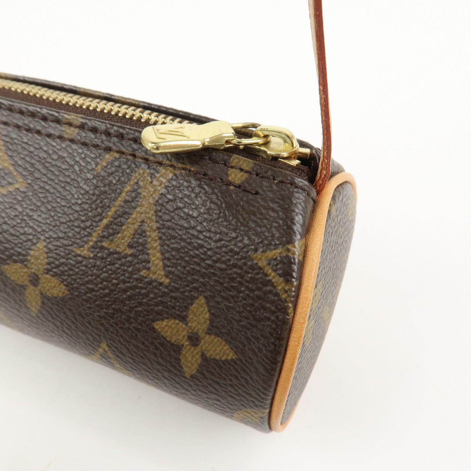 Louis Vuitton Monogram Mini Pouch for Papillon Bag Brown