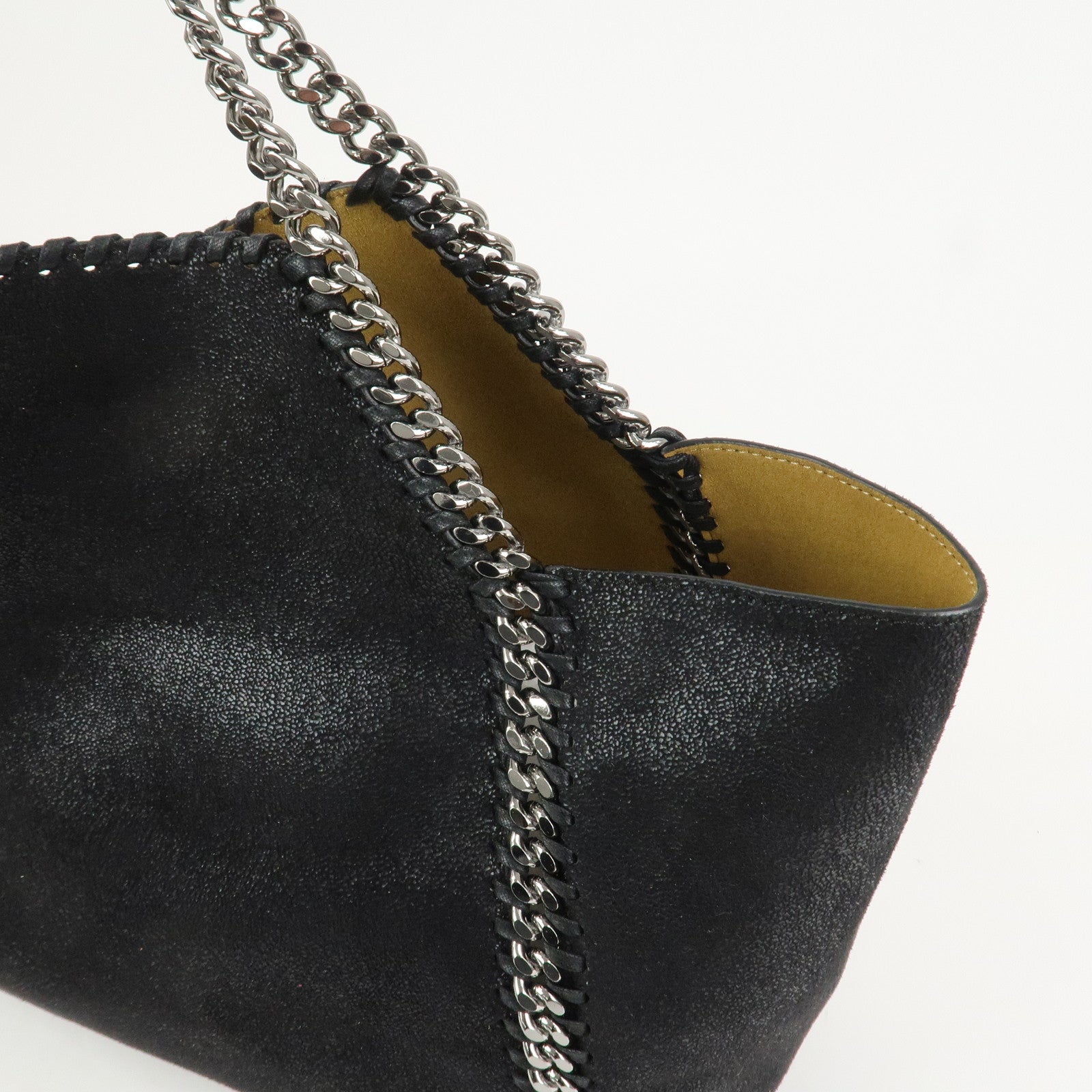 STELLA MCCARTNEY Falabella Polyester Chain Shoulder Bag Black
