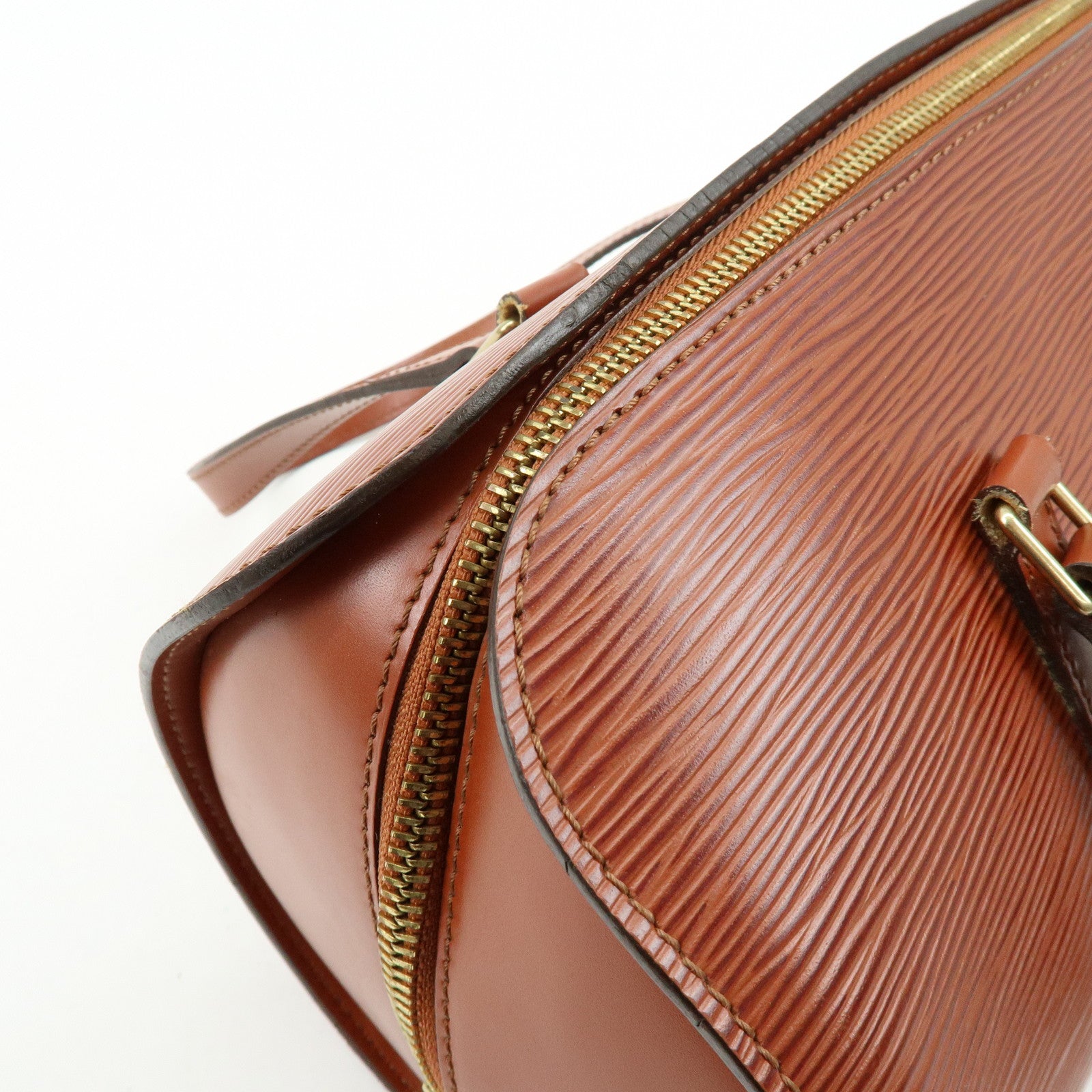 Louis Vuitton Epi Leather Soufflot Hand Bag Kenya Brown M52223