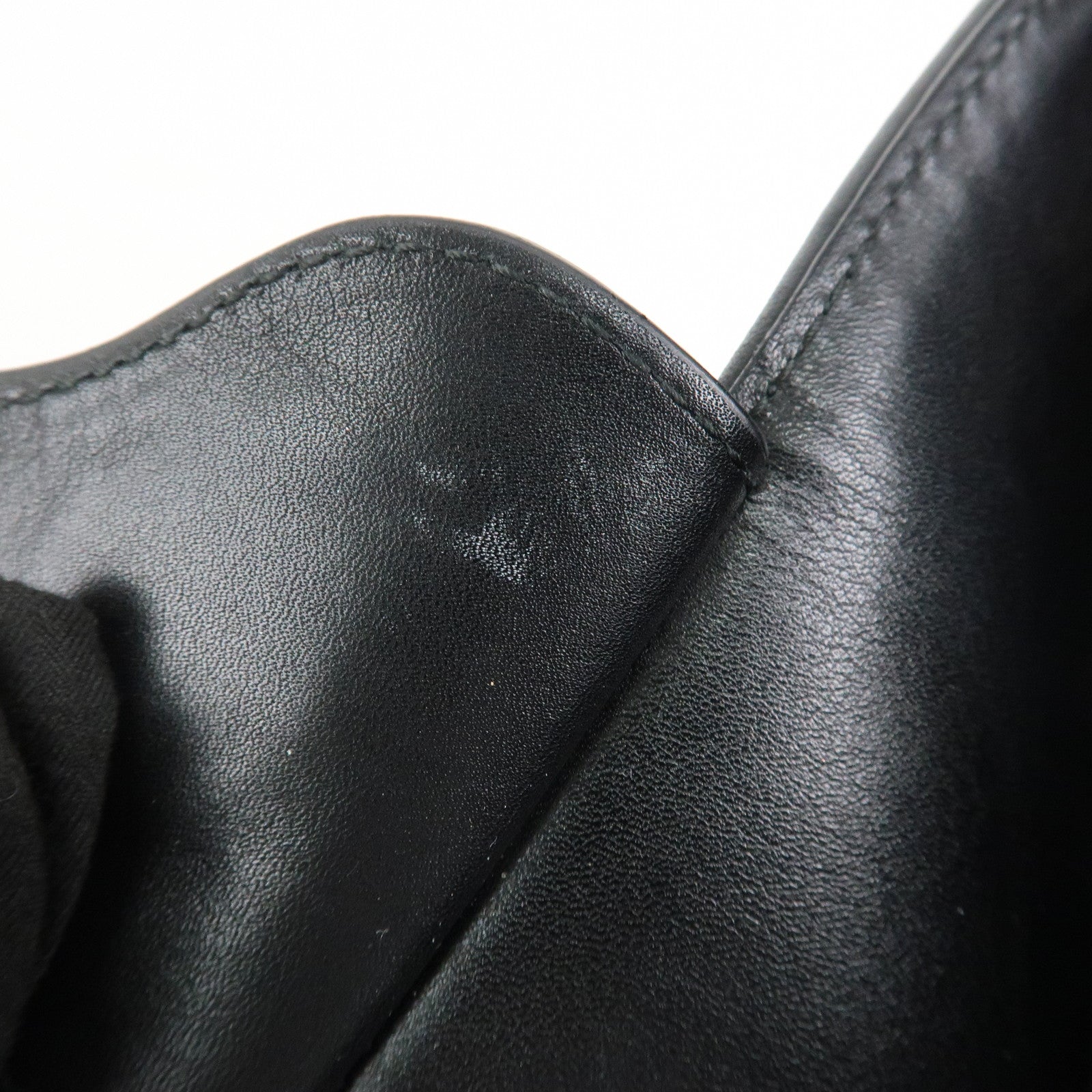 BVLGARI Leather B-Zero1 Shoulder Bag Hand Bag Black