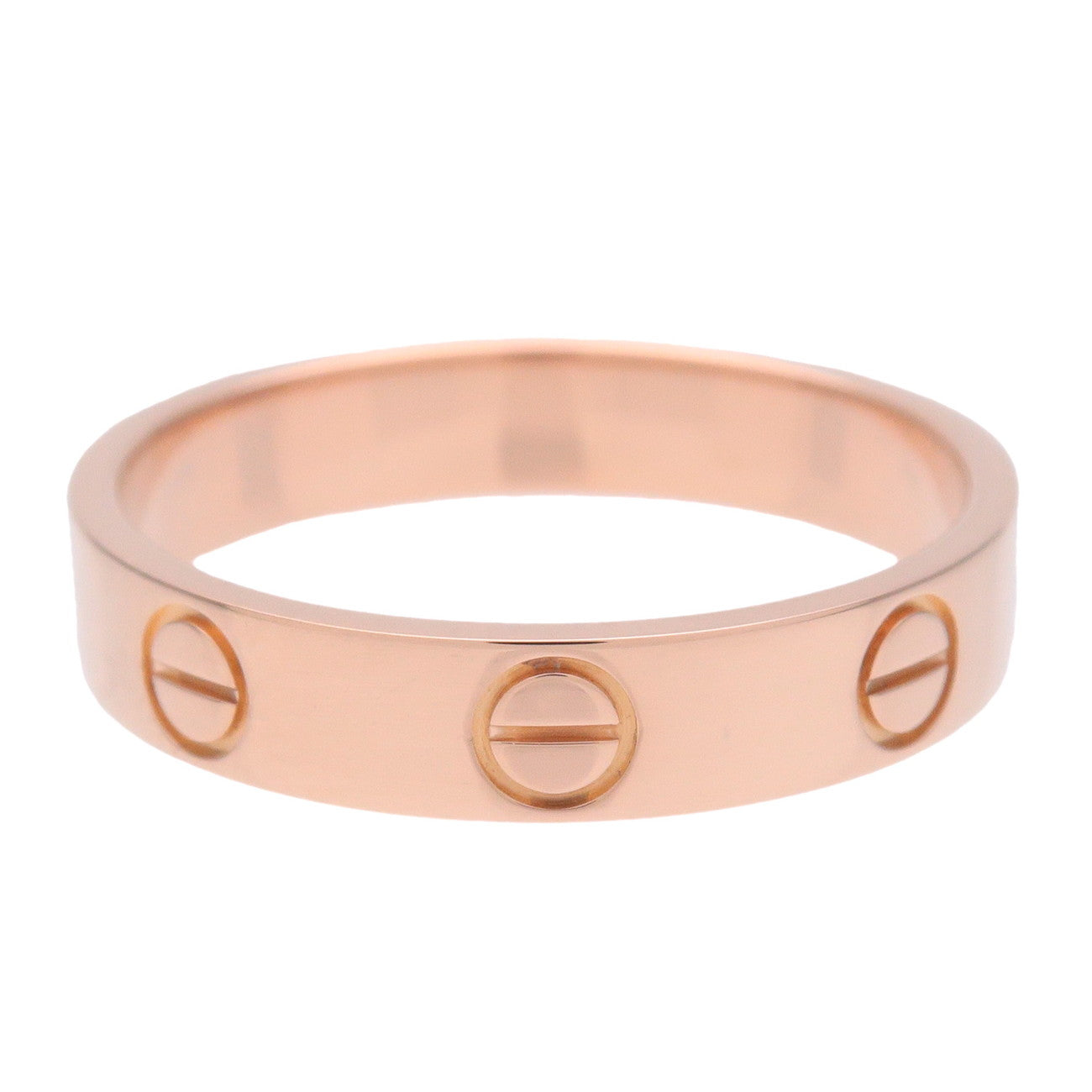 Cartier Mini Love Ring #51 K18 750PG Rose Gold US5.5 EU51 HK12