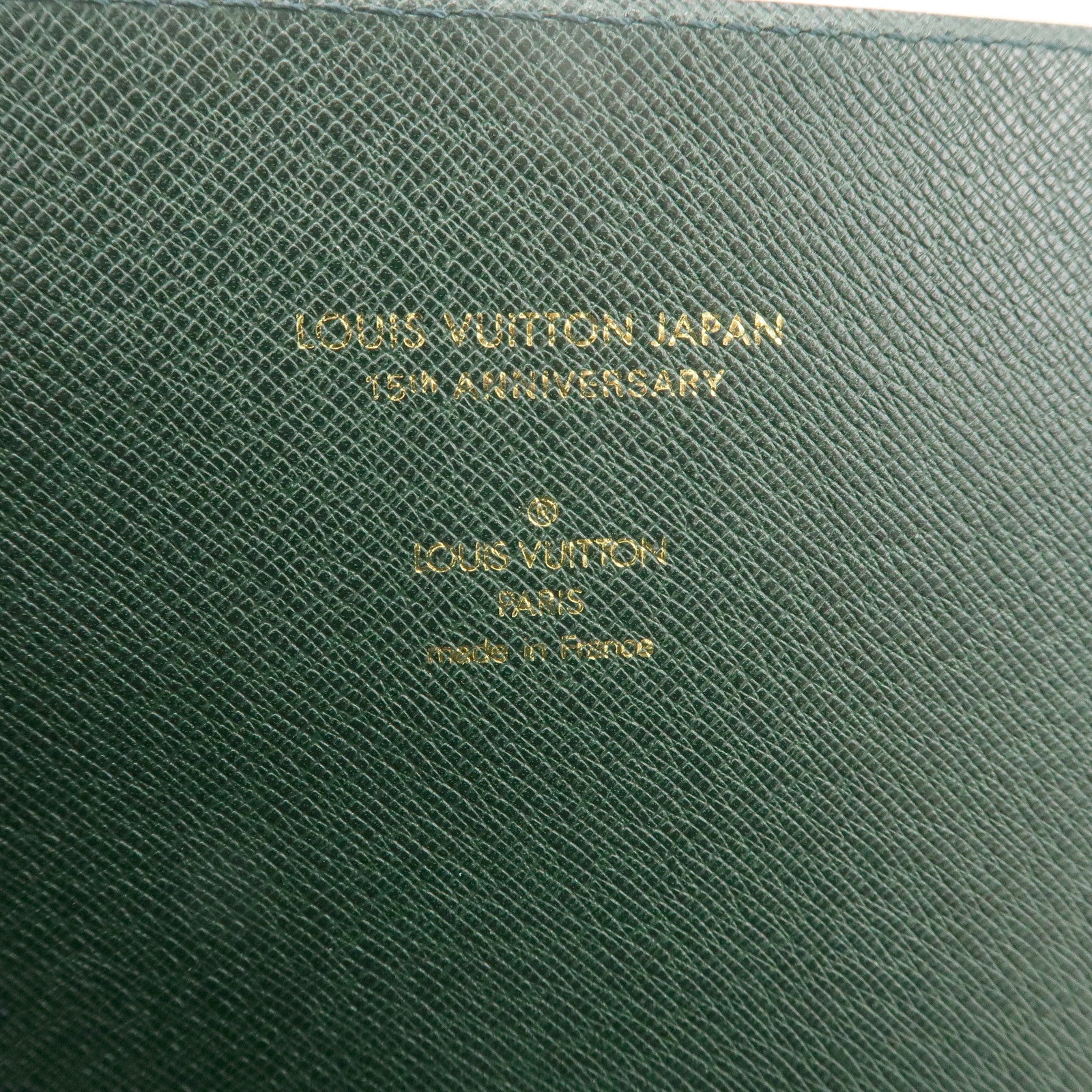 Louis Vuitton Taiga Document Case LV Japan 15th Anniversary E34490 Used