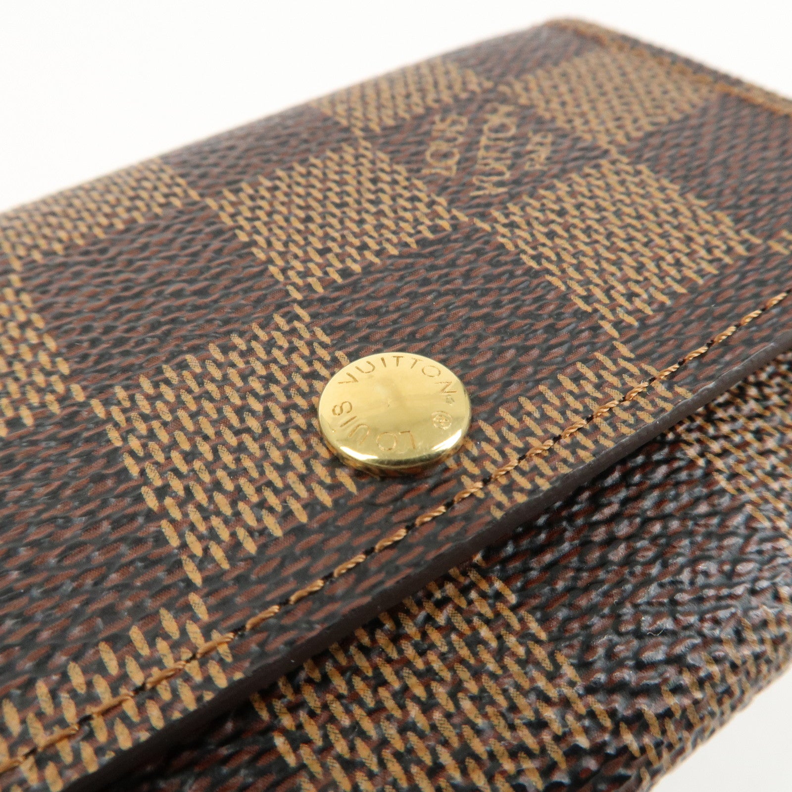 Louis Vuitton Damier Ebene Multicles 6 Key Case Brown N62630 Used