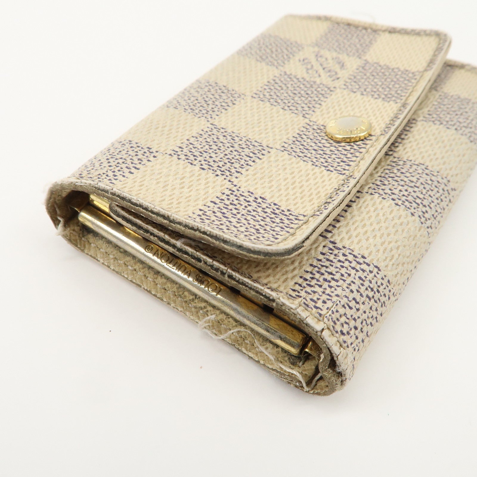 Louis Vuitton Monogram Damier Set Of 3 Multicles 6 Key Case Used