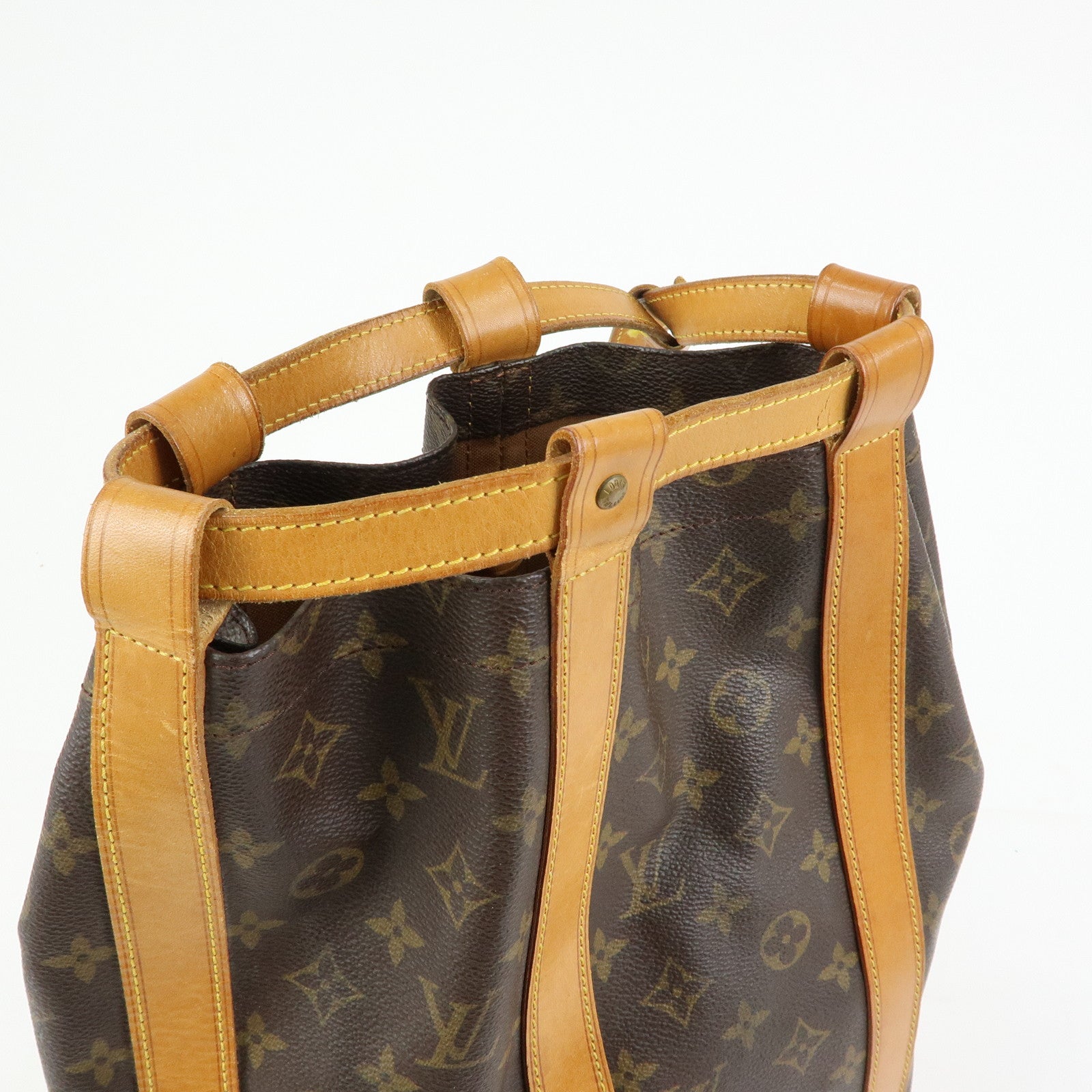 Louis Vuitton Monogram Randonnee PM Shoulder Bag Brown M42243