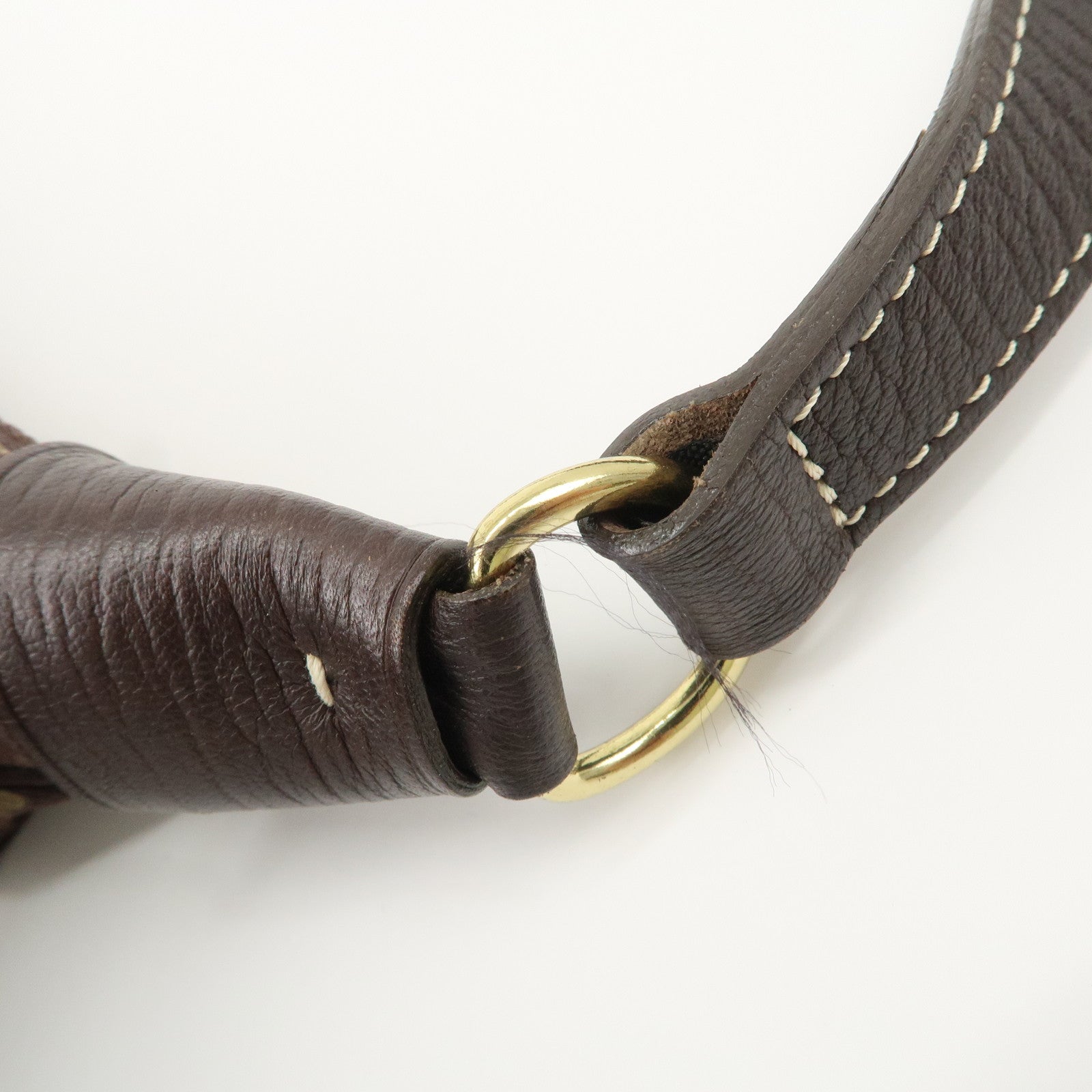 Louis Vuitton Monogram Mini Lin Boulogne Shoulder Bag Ebene M95225 Used